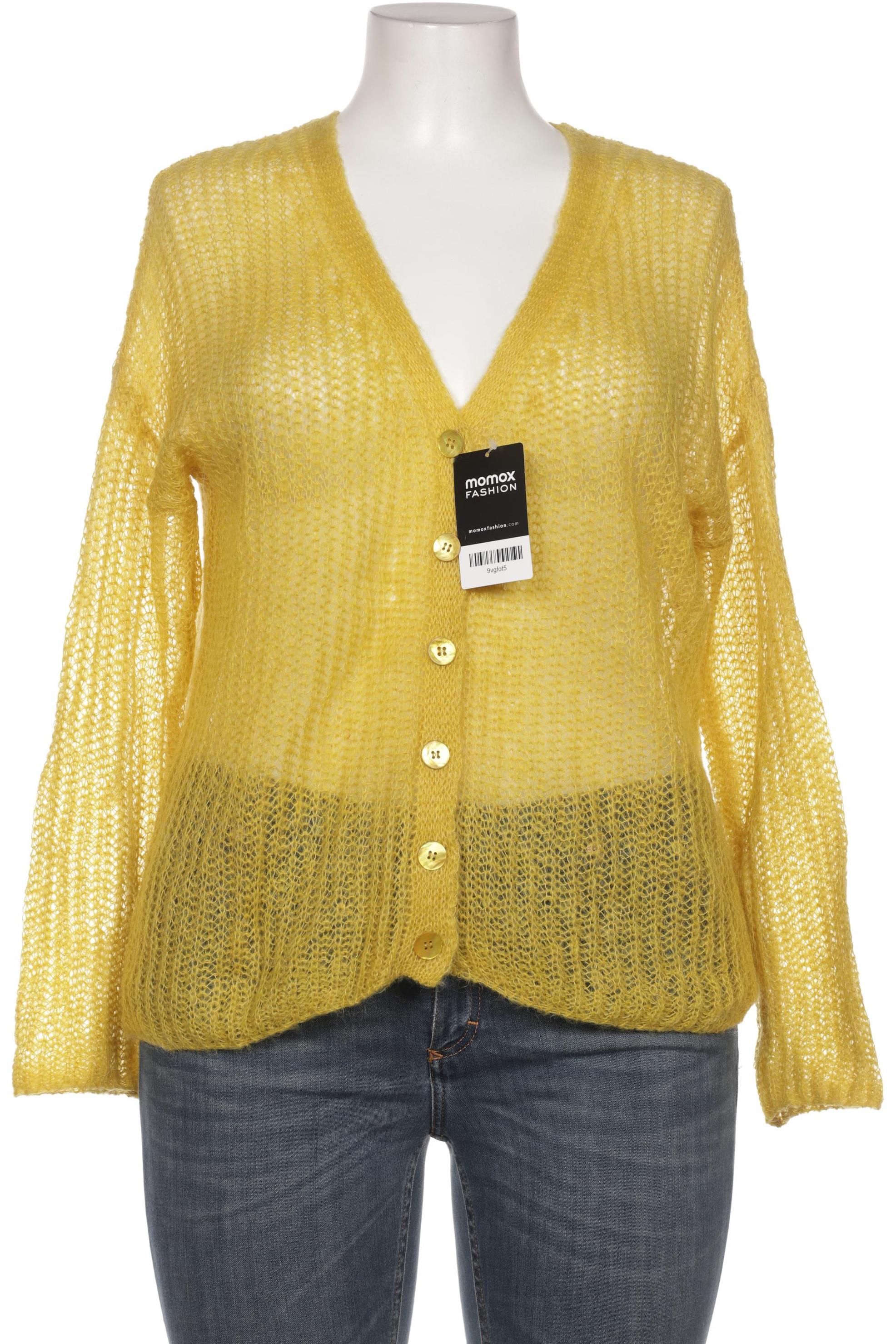 

United Colors OF Benetton Damen Strickjacke, gelb, Gr. 44