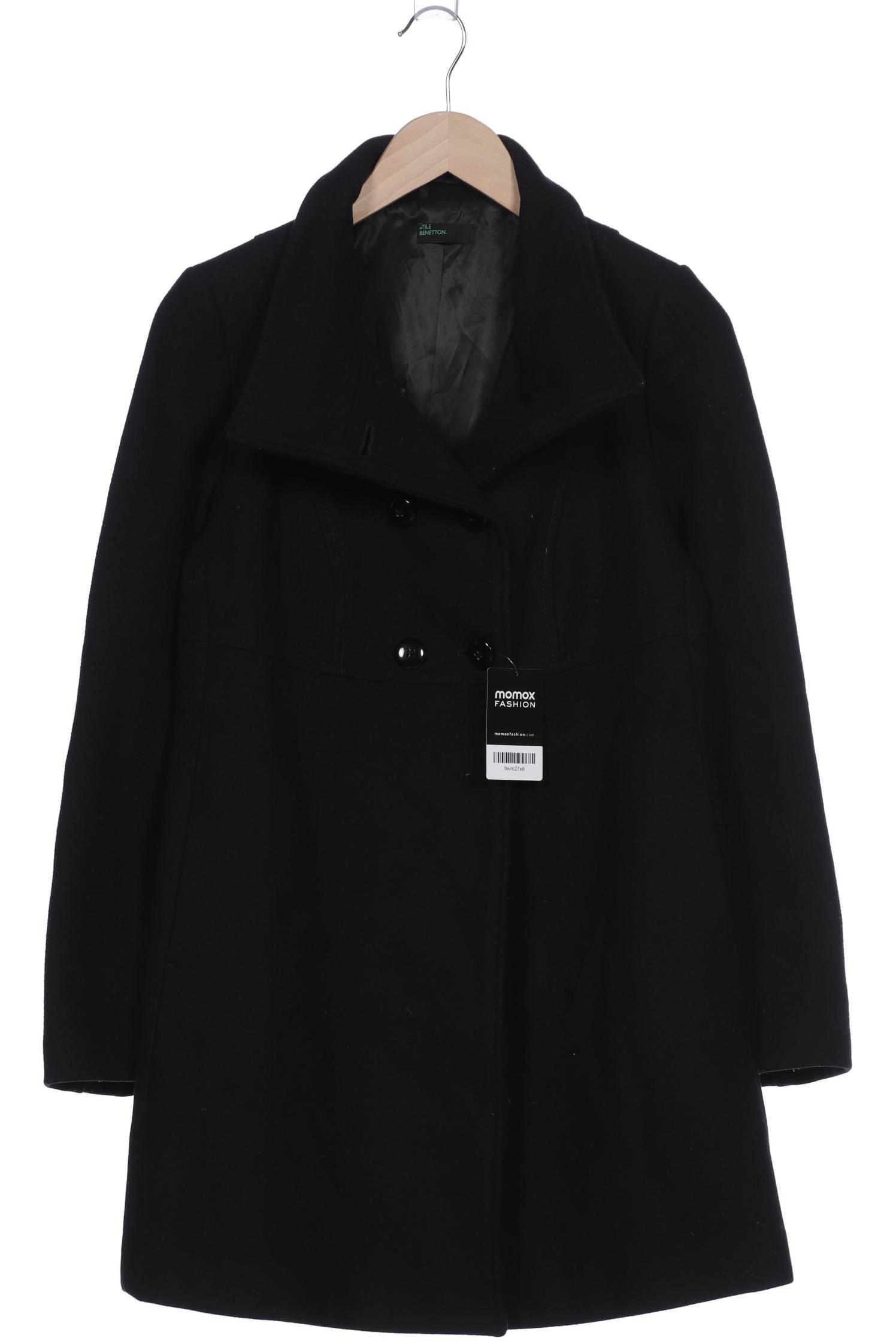 

United Colors OF Benetton Damen Mantel, schwarz, Gr. 42