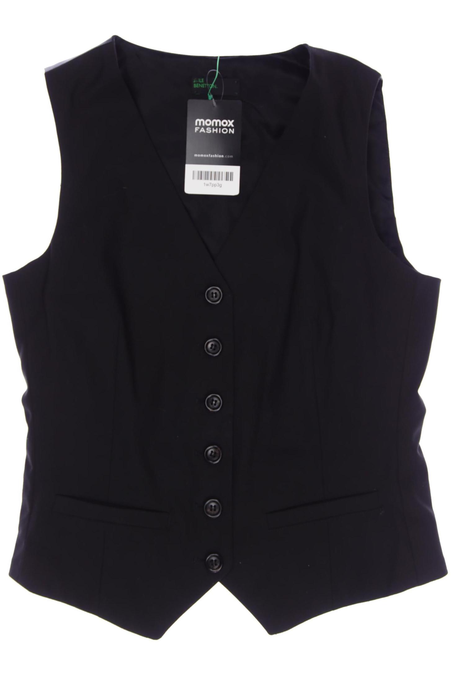 

United Colors OF Benetton Damen Weste, schwarz, Gr. 42