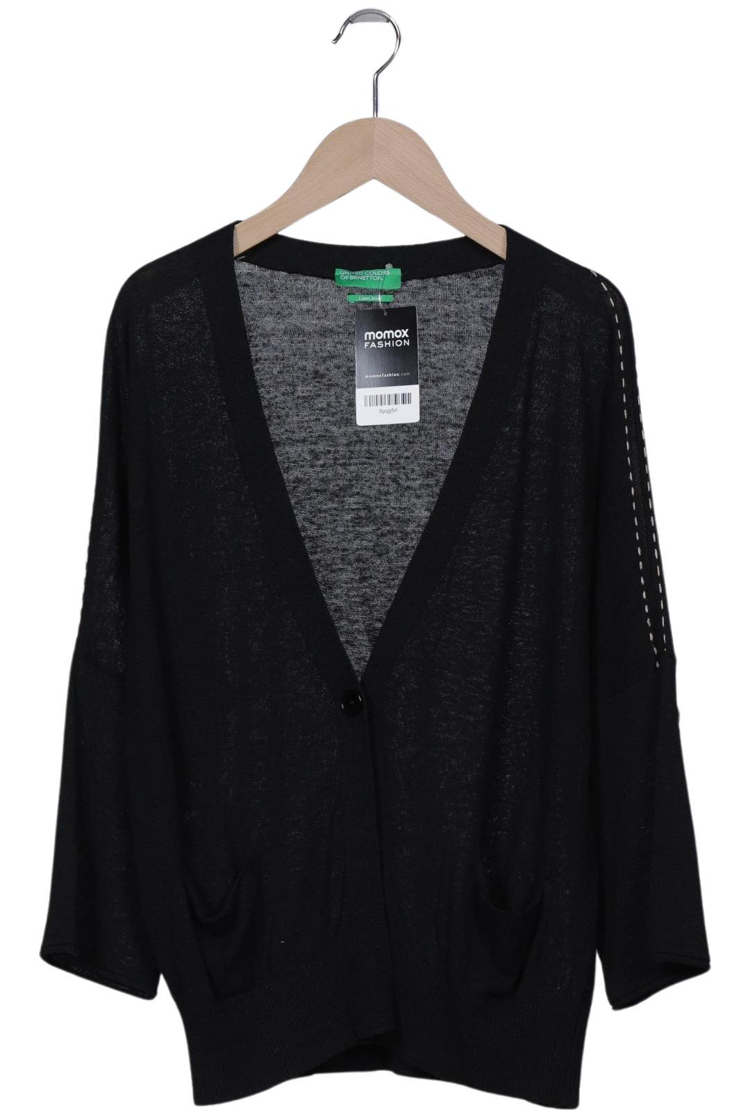 

United Colors OF Benetton Damen Strickjacke, schwarz, Gr. 38