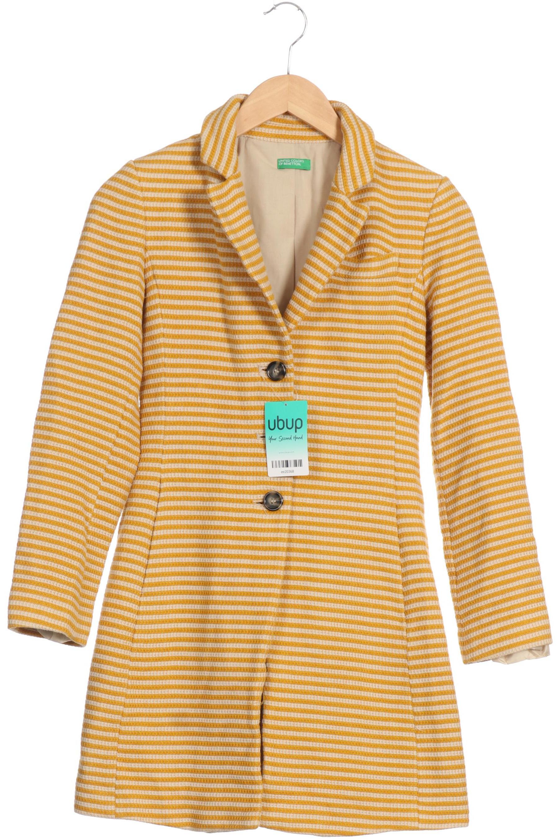 

United Colors OF Benetton Damen Mantel, gelb, Gr. 38