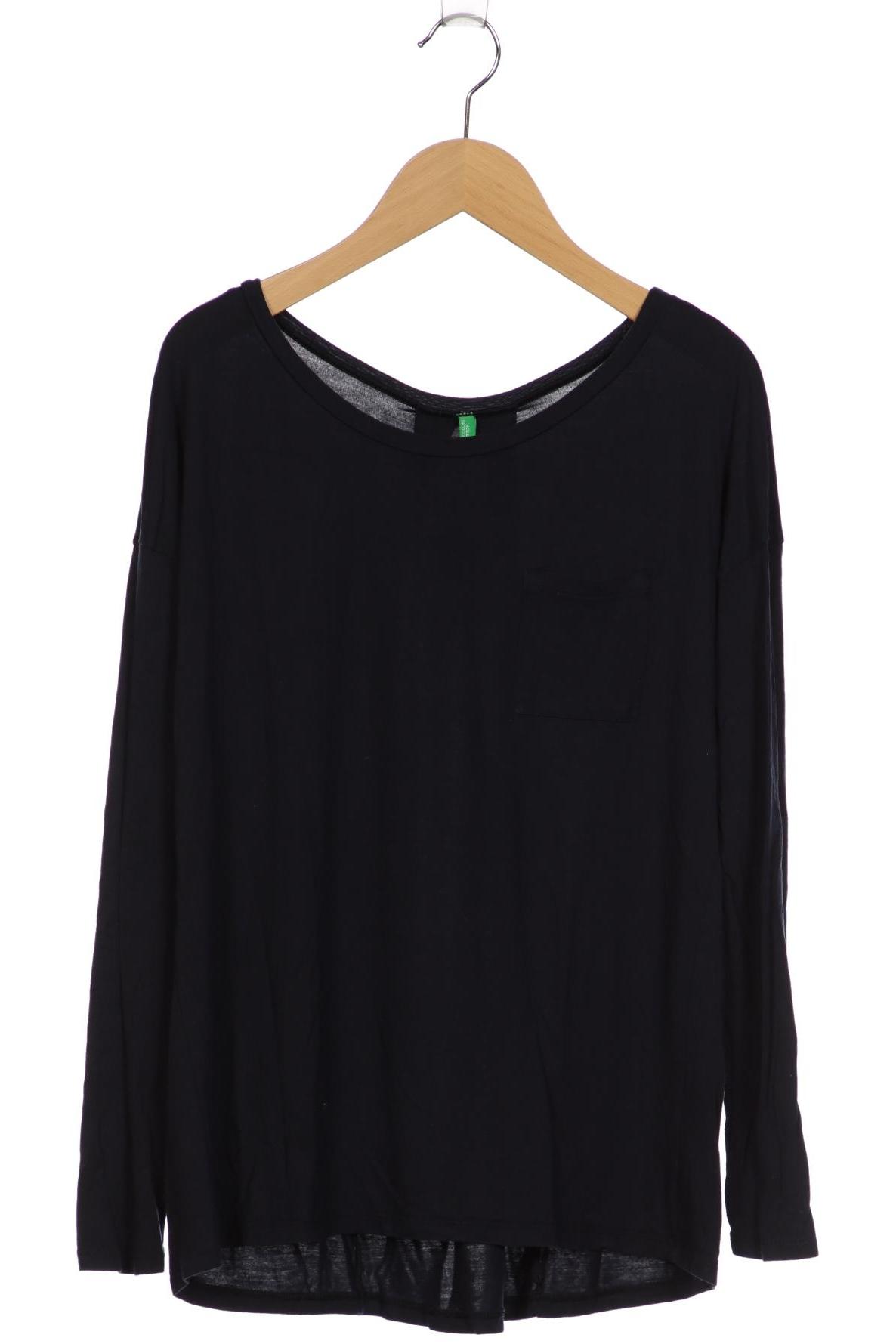 

United Colors OF Benetton Damen Langarmshirt, marineblau, Gr. 36