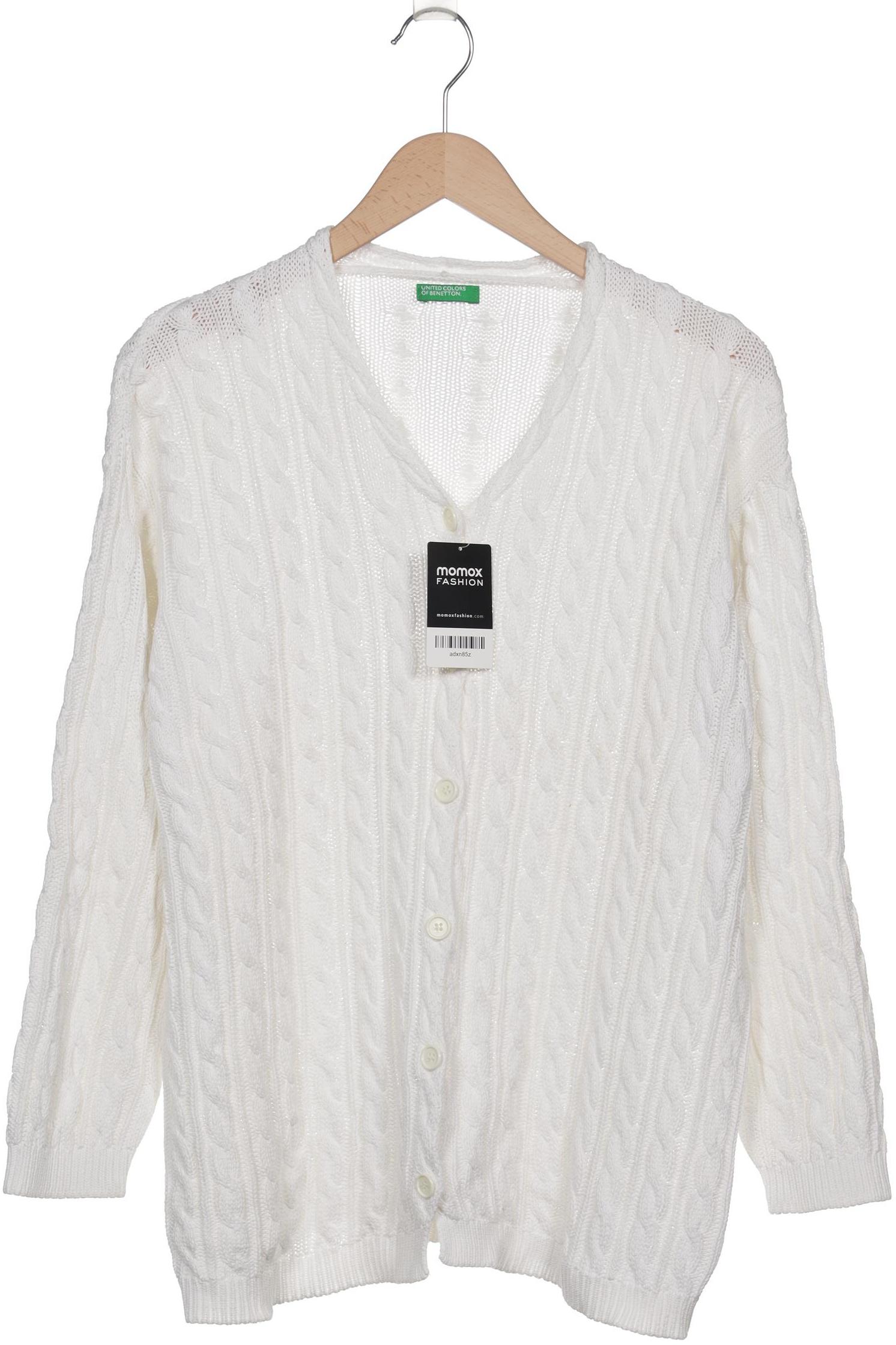

United Colors OF Benetton Damen Strickjacke, weiß, Gr. 36