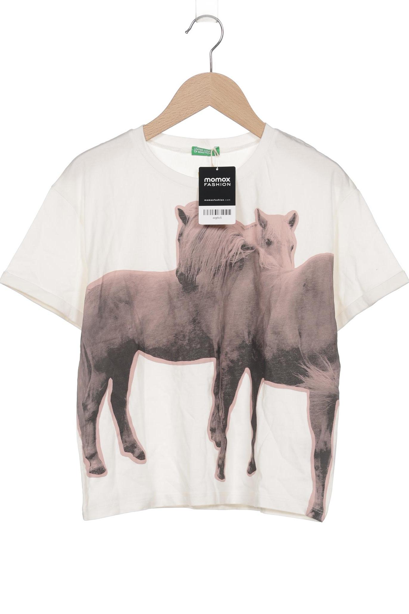 

United Colors OF Benetton Damen T-Shirt, cremeweiß, Gr. 152