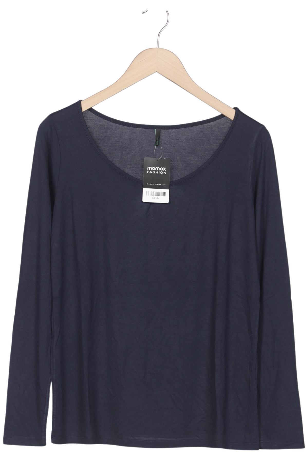 

United Colors OF Benetton Damen Langarmshirt, marineblau, Gr. 38