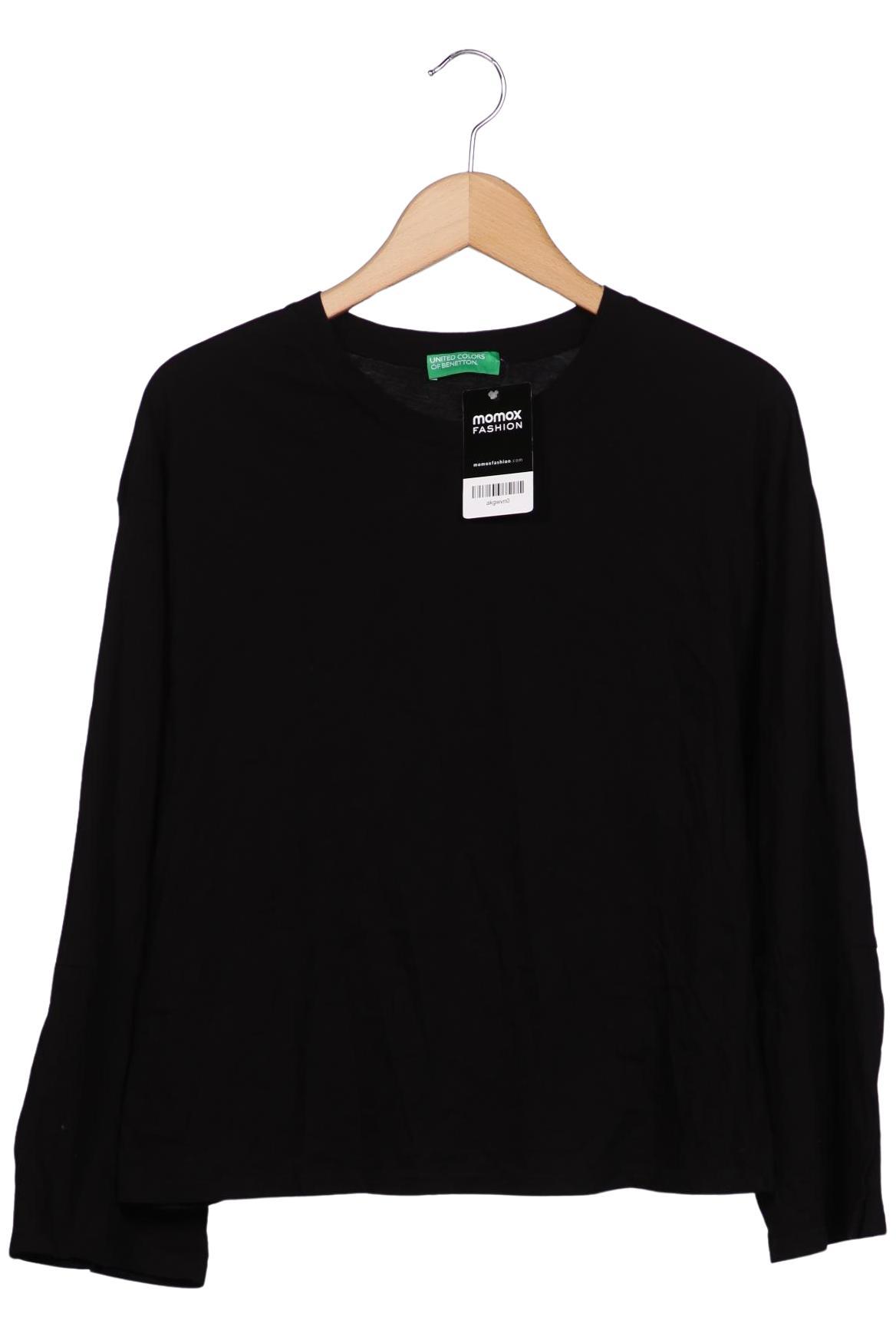 

United Colors OF Benetton Damen Langarmshirt, schwarz, Gr. 36