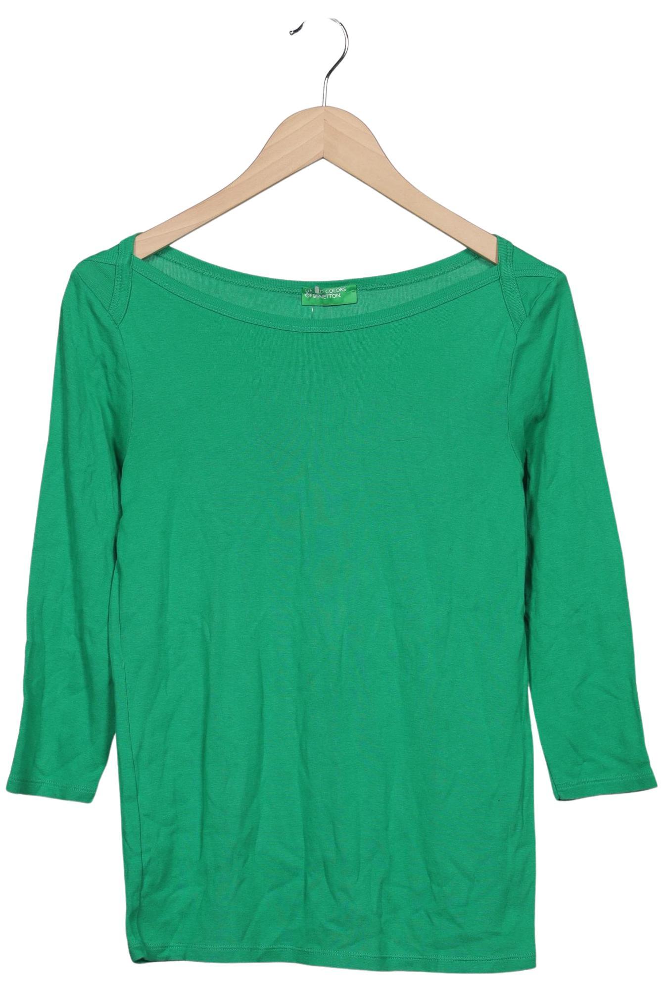 

United Colors OF Benetton Damen Langarmshirt, grün, Gr. 36