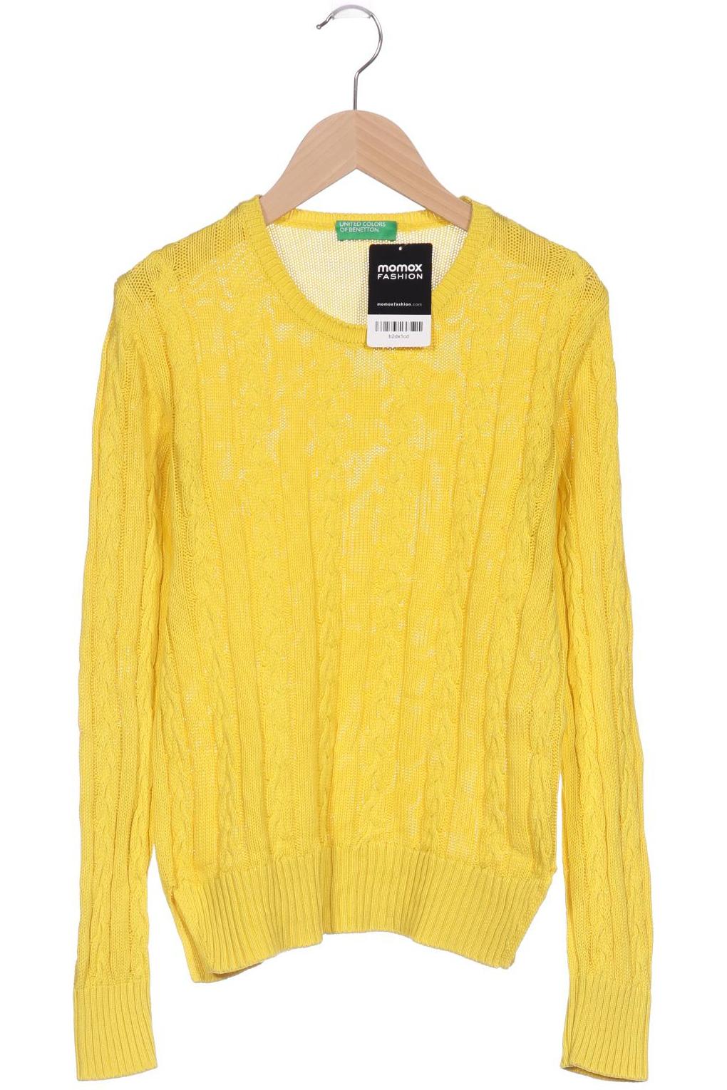 

United Colors OF Benetton Damen Pullover, gelb, Gr. 34