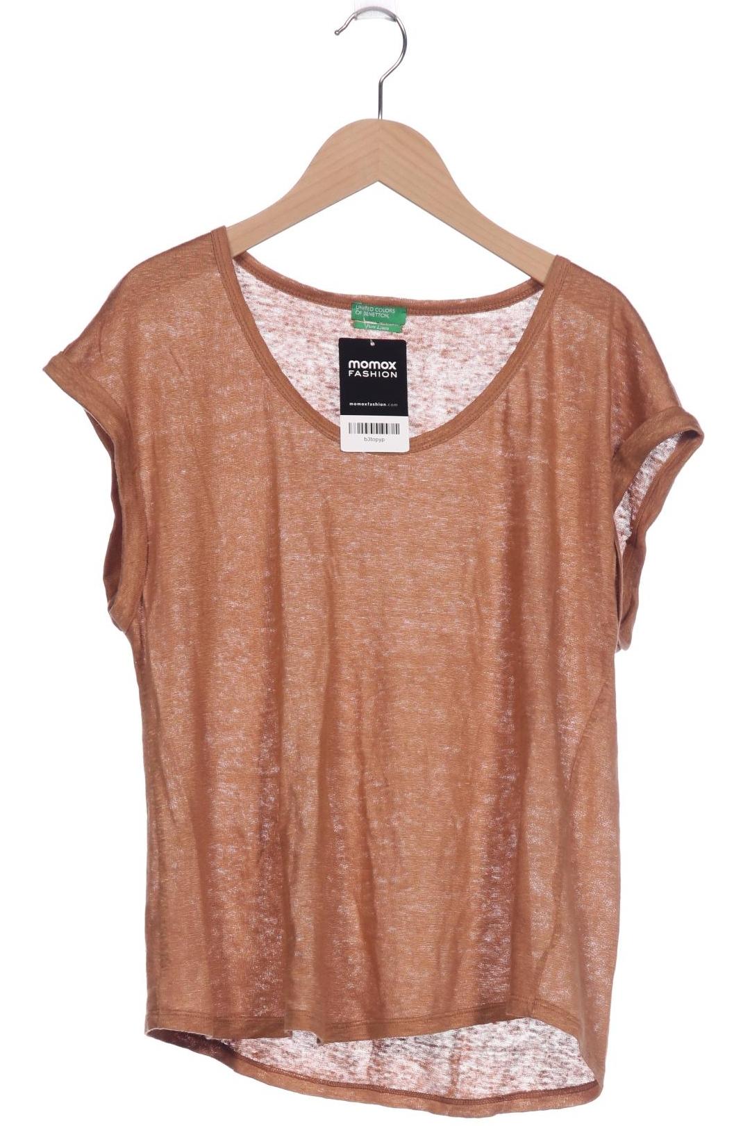 

United Colors OF Benetton Damen T-Shirt, braun, Gr. 42