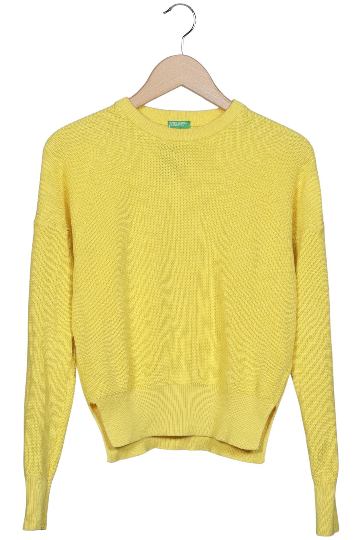 

United Colors OF Benetton Damen Pullover, gelb, Gr. 34
