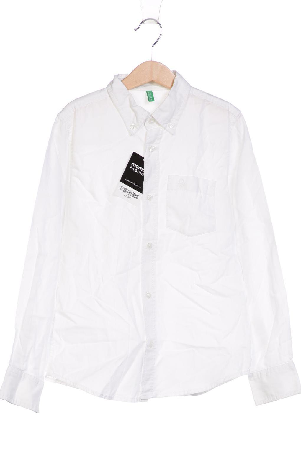 

United Colors OF Benetton Herren Hemd, weiß, Gr. 140