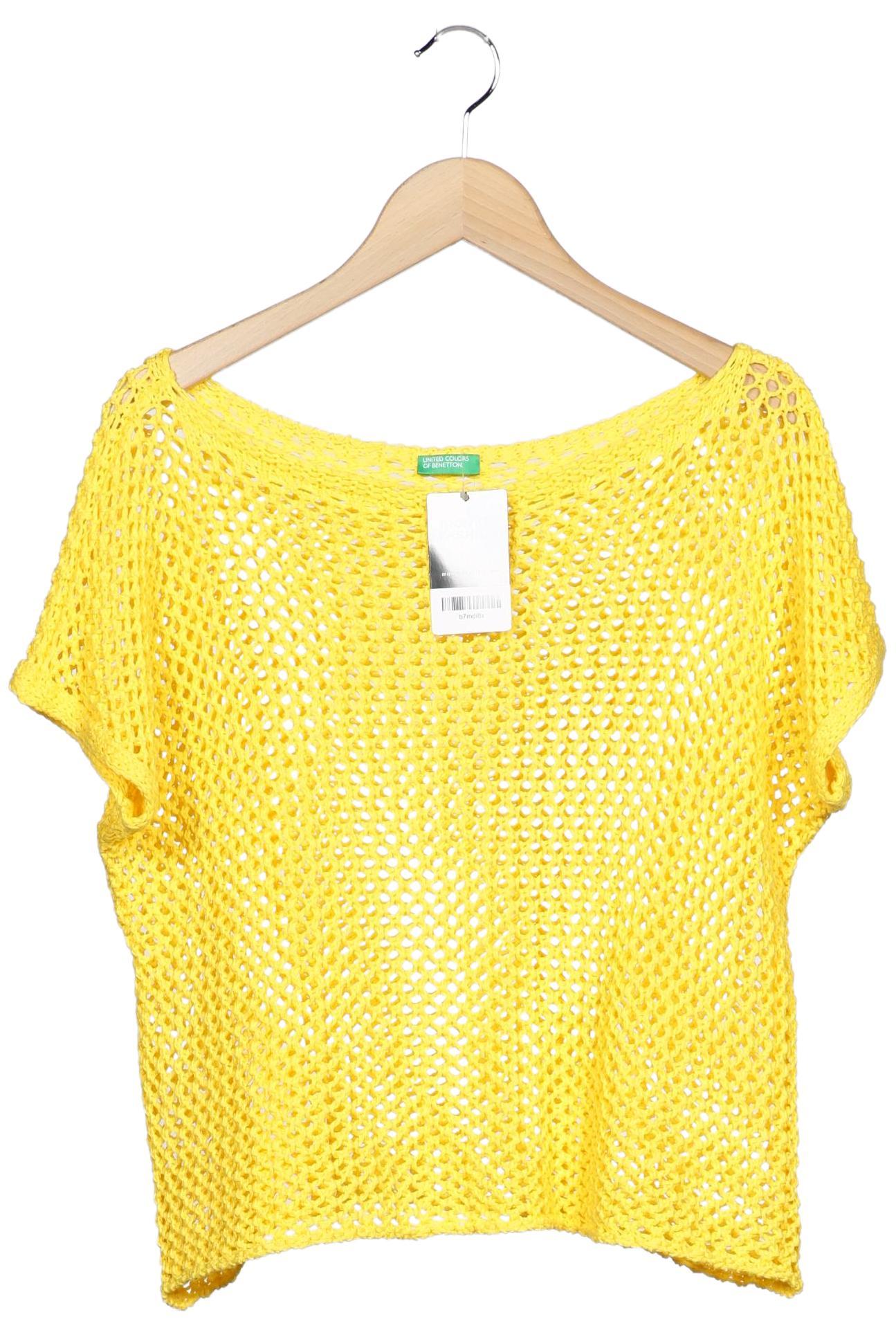 

United Colors OF Benetton Damen Pullover, gelb, Gr. 42