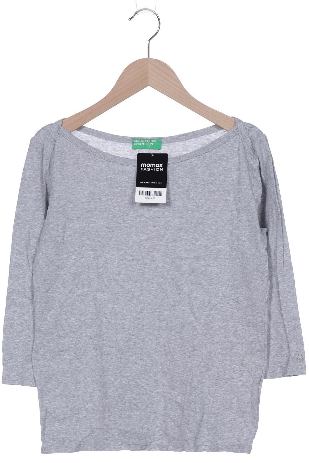 

United Colors OF Benetton Damen Langarmshirt, grau, Gr. 36