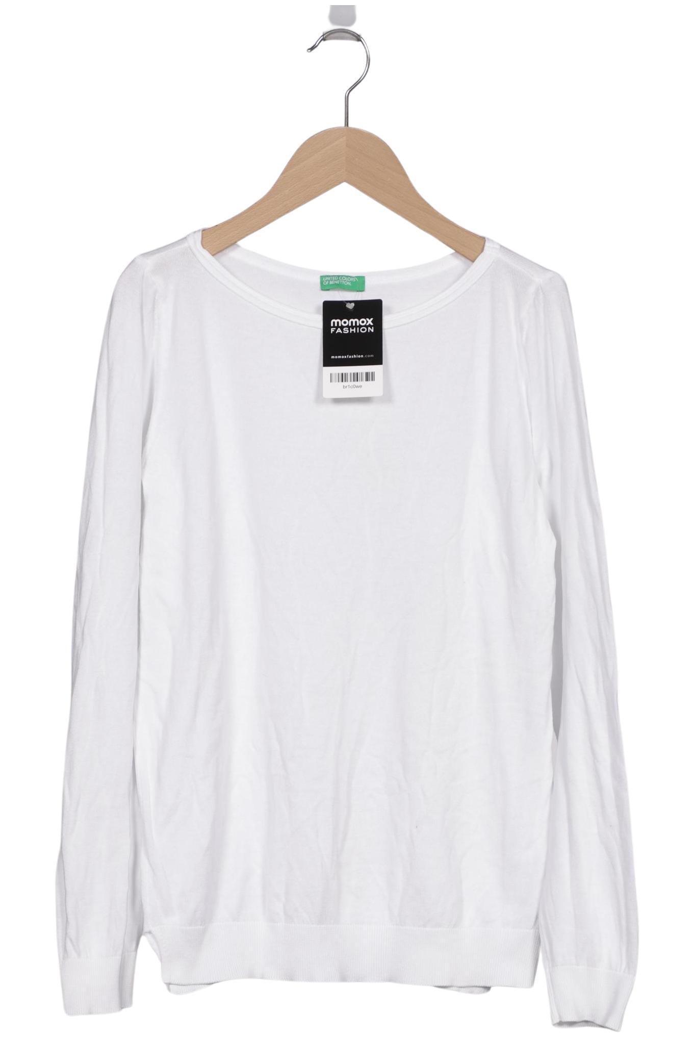 

United Colors OF Benetton Damen Pullover, weiß, Gr. 38