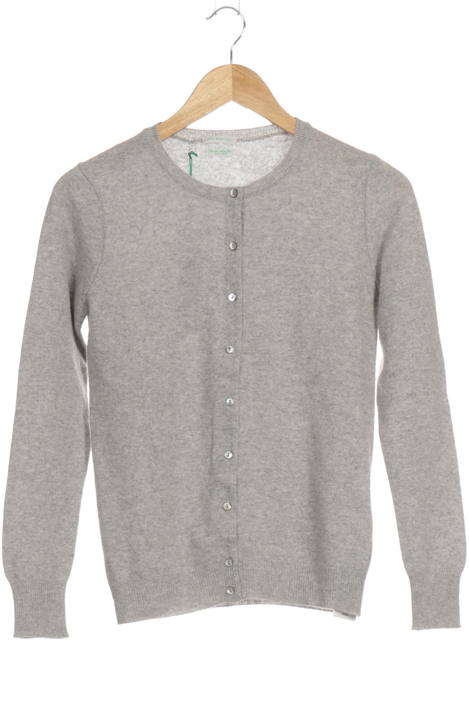 

United Colors OF Benetton Damen Strickjacke, grau, Gr. 36