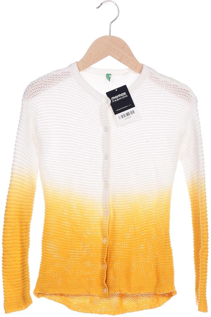 

United Colors OF Benetton Damen Strickjacke, gelb, Gr. 140
