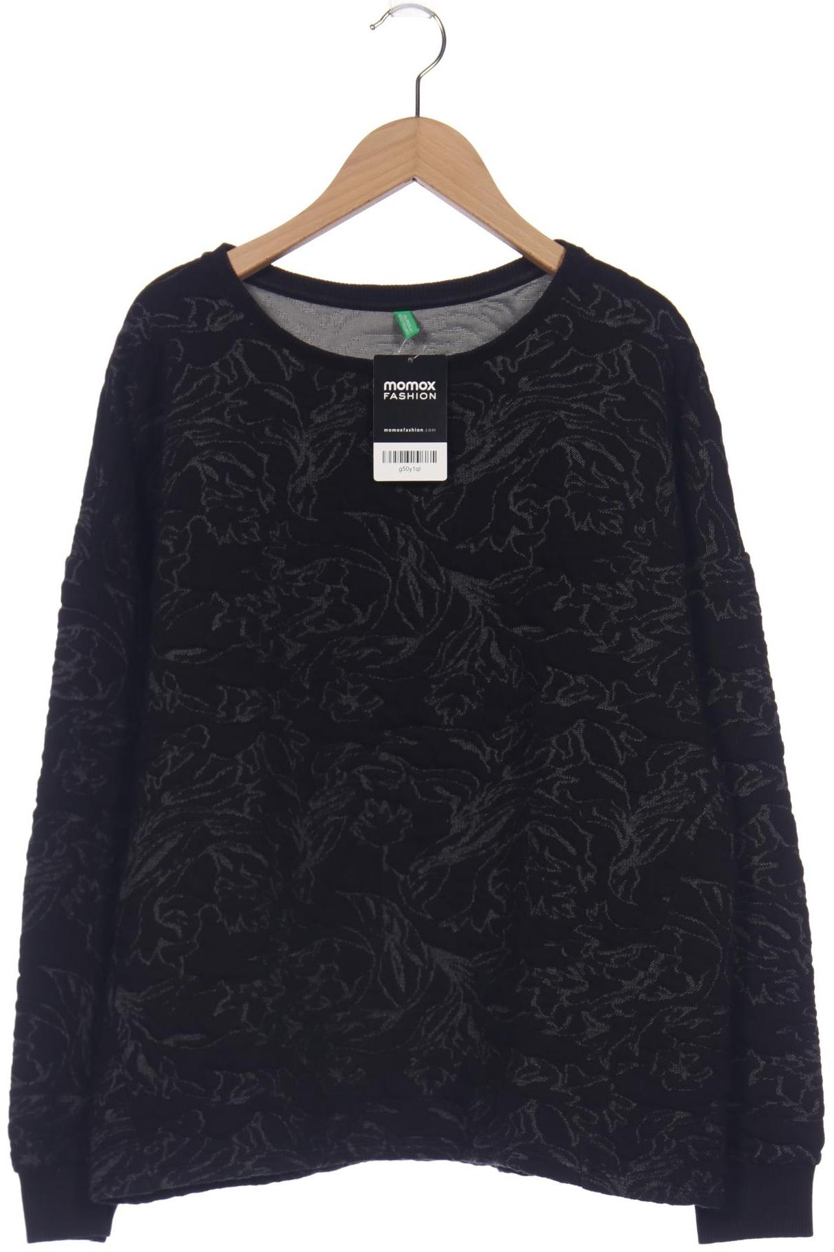 

United Colors OF Benetton Damen Sweatshirt, schwarz, Gr. 48