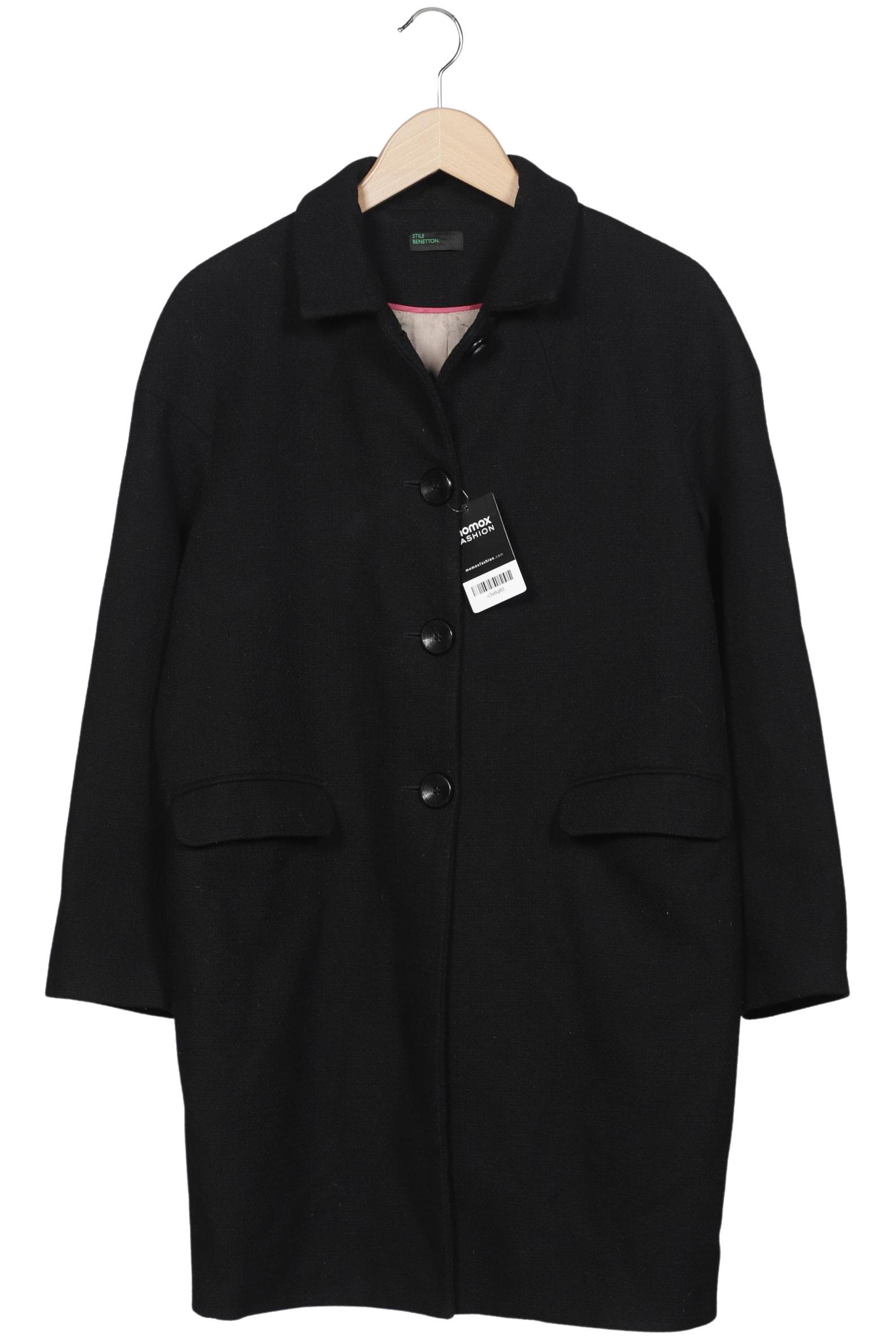 

United Colors OF Benetton Damen Mantel, schwarz, Gr. 36