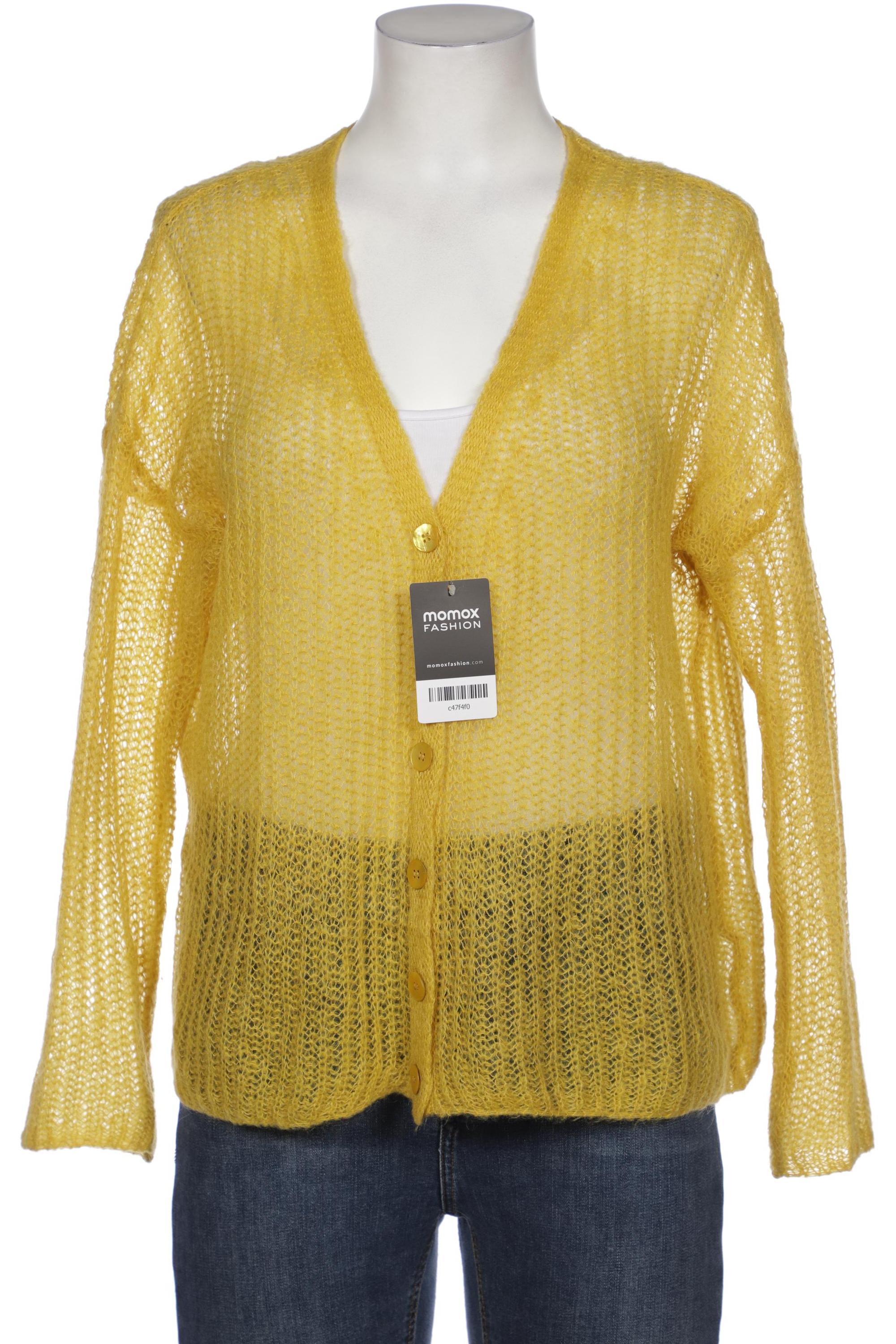 

United Colors OF Benetton Damen Strickjacke, gelb, Gr. 46