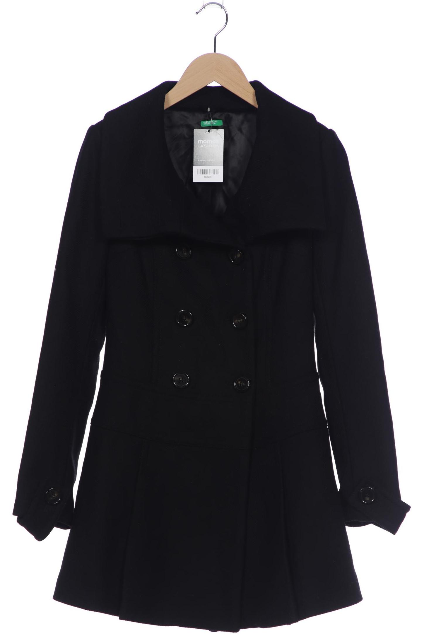 

United Colors OF Benetton Damen Mantel, schwarz, Gr. 40