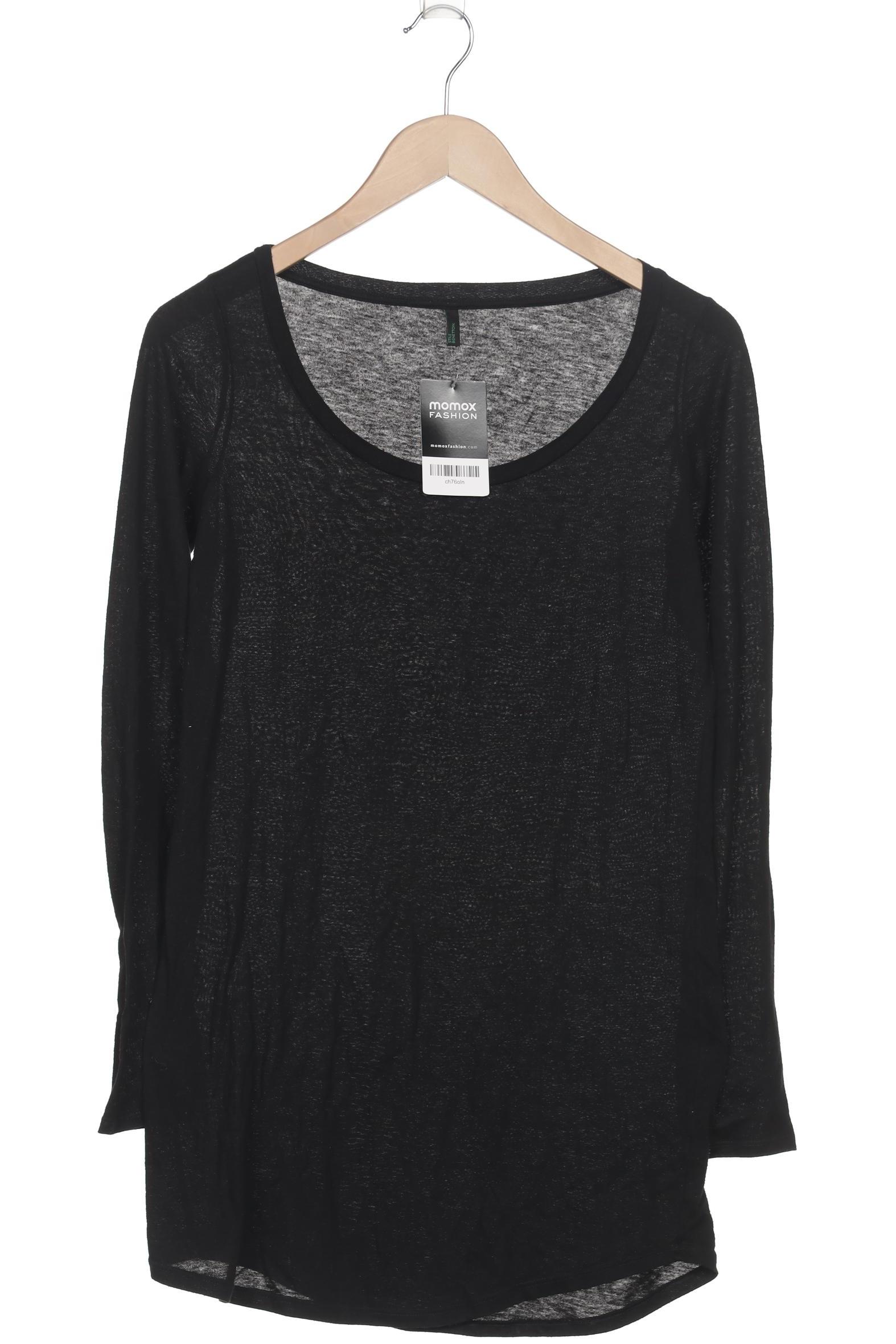

United Colors OF Benetton Damen Langarmshirt, schwarz, Gr. 38