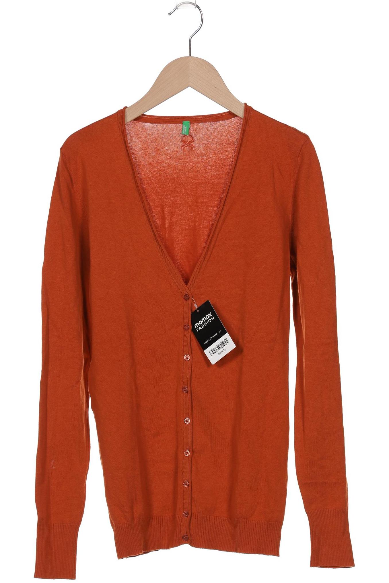 

United Colors OF Benetton Damen Strickjacke, orange, Gr. 36