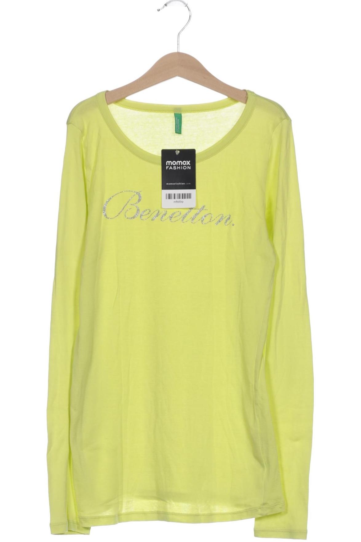 

United Colors OF Benetton Damen Langarmshirt, gelb, Gr. 38