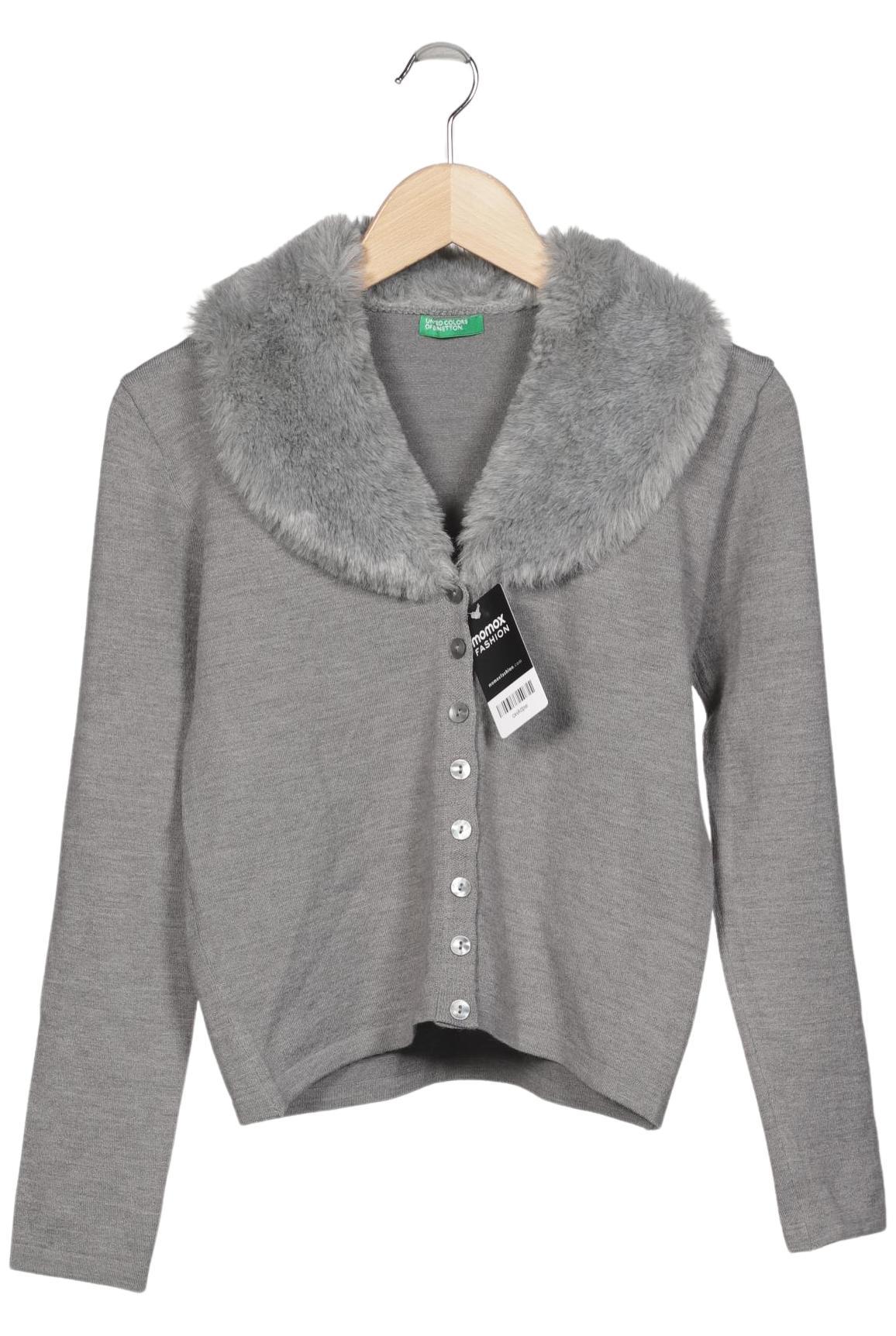 

United Colors OF Benetton Damen Strickjacke, grau, Gr. 36