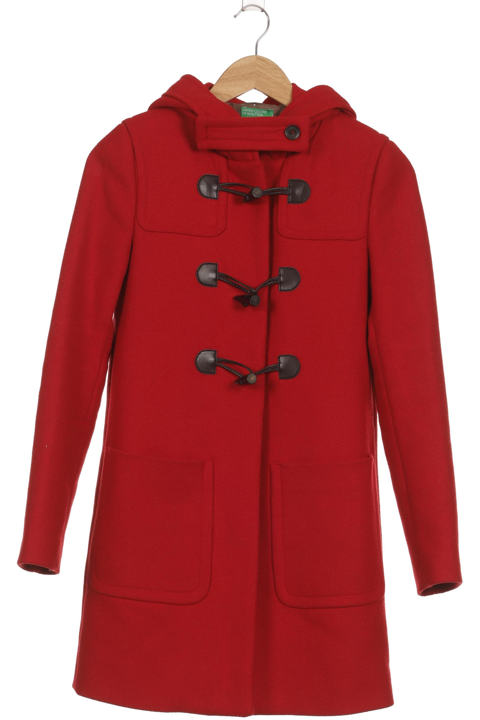 

United Colors OF Benetton Damen Mantel, rot, Gr. 32