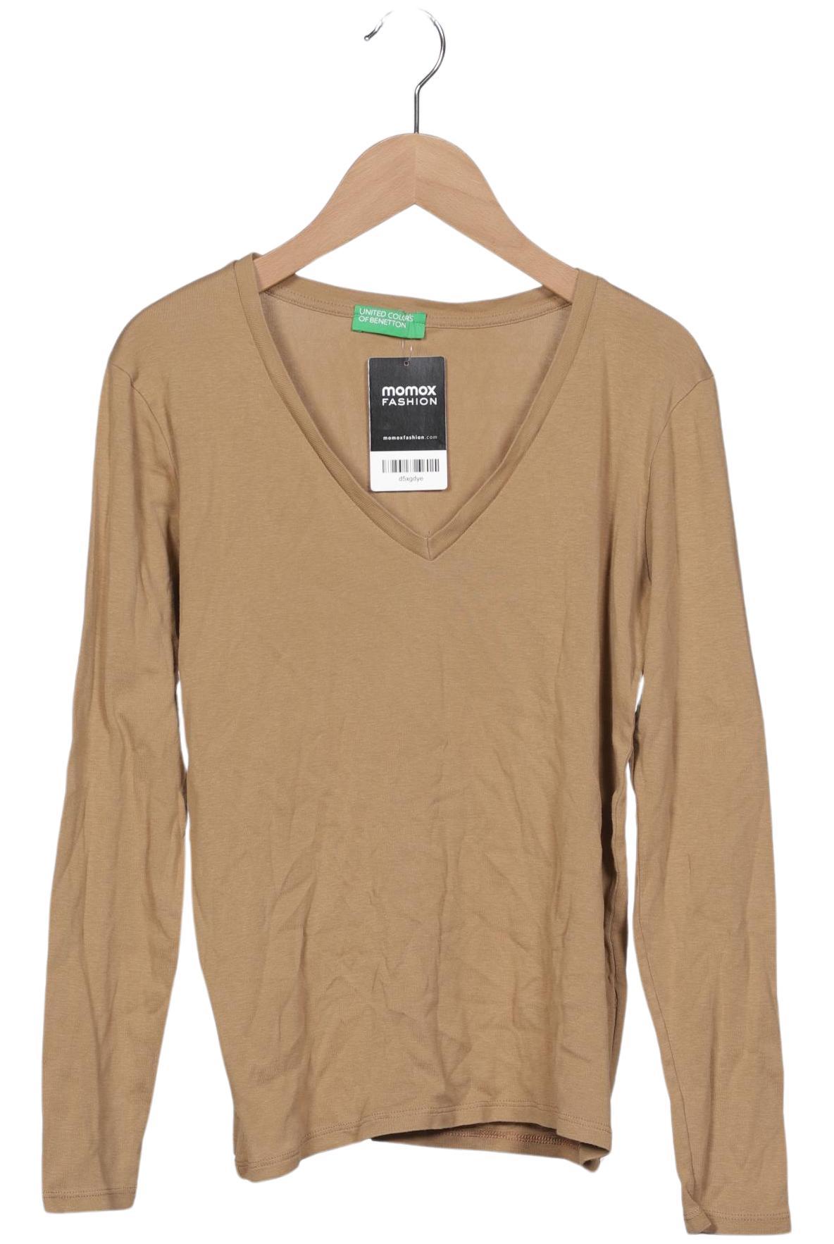 

United Colors OF Benetton Damen Langarmshirt, beige, Gr. 38