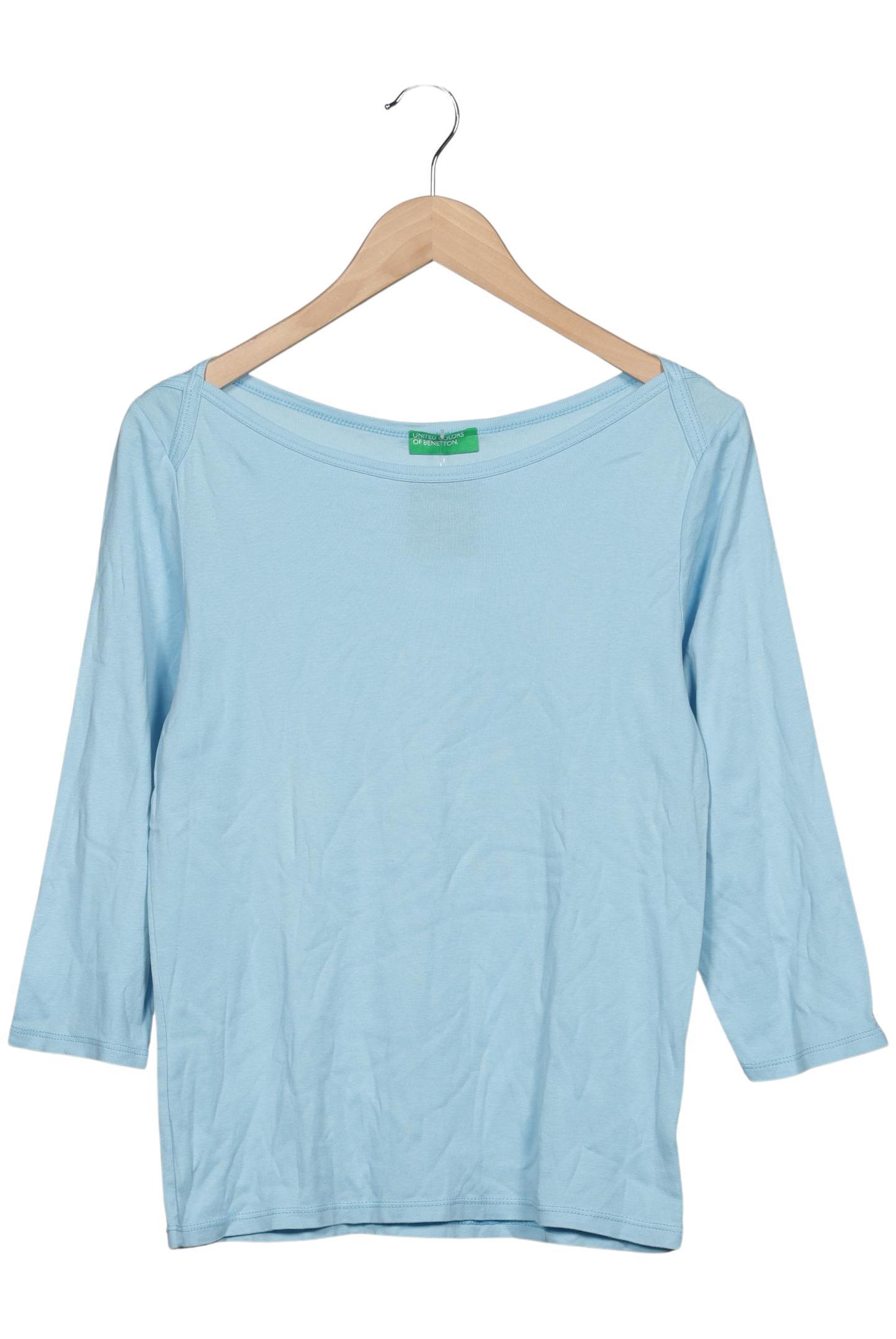 

United Colors OF Benetton Damen Langarmshirt, hellblau, Gr. 38