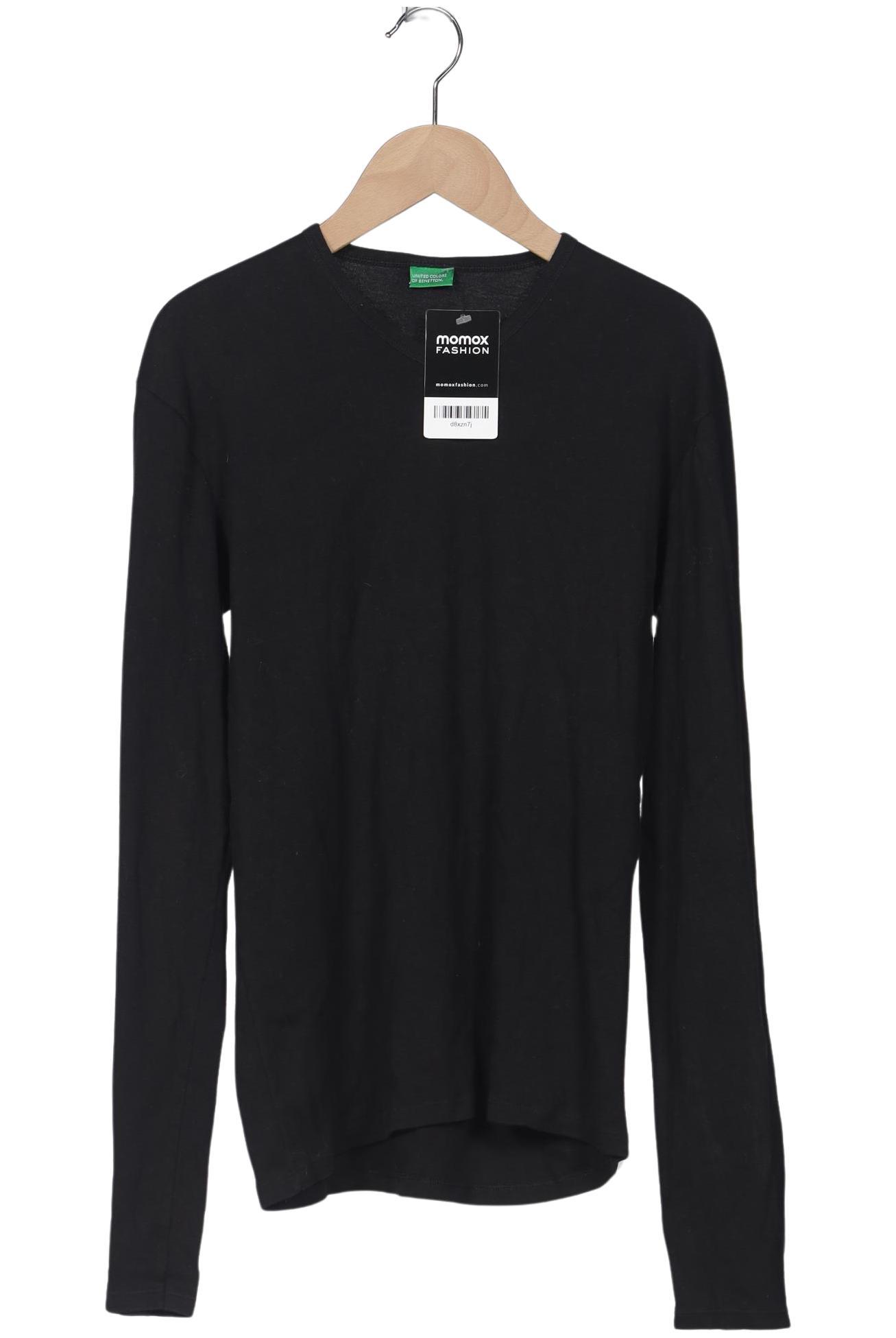 

United Colors OF Benetton Herren Langarmshirt, schwarz, Gr. 48