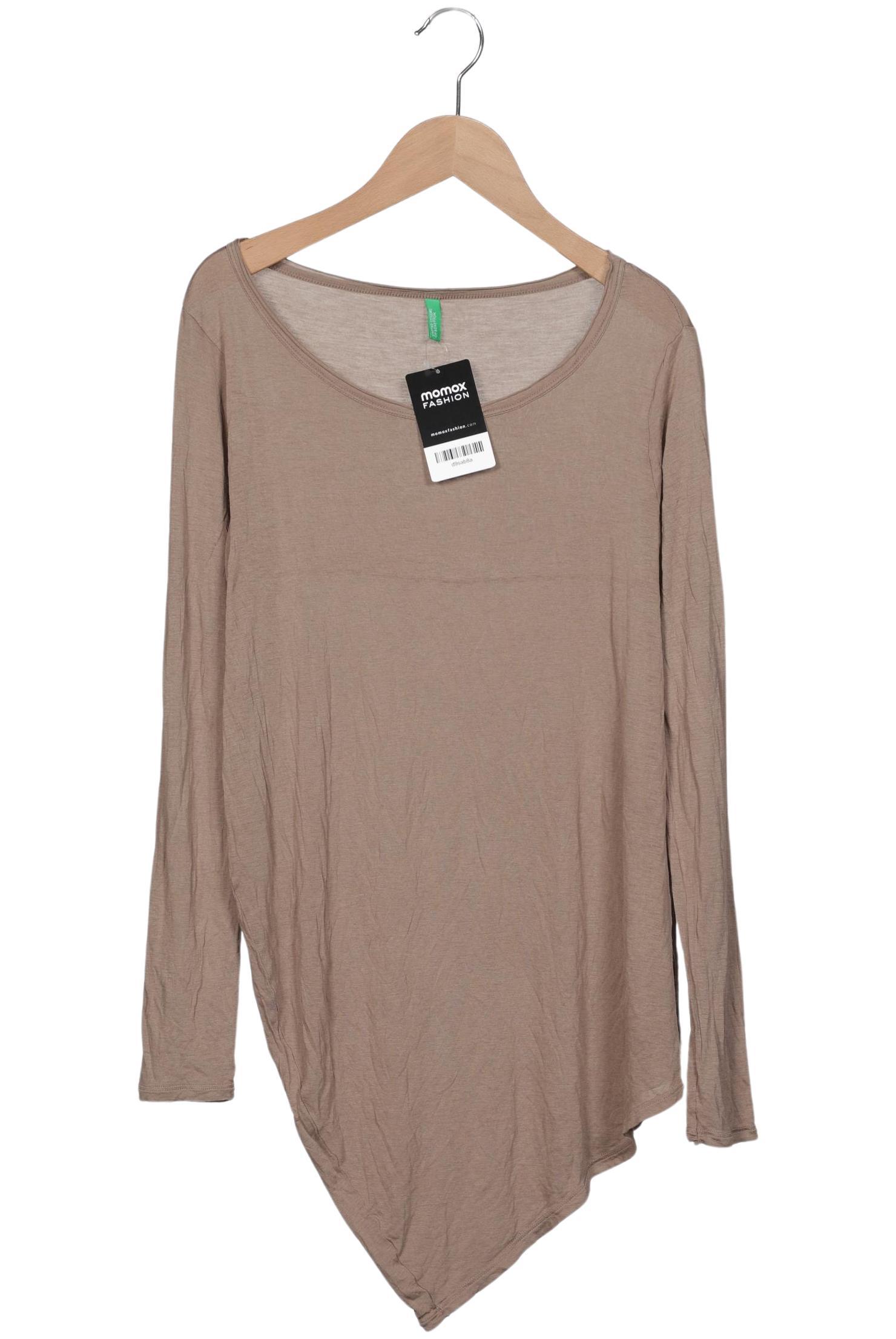 

United Colors OF Benetton Damen Langarmshirt, beige, Gr. 36