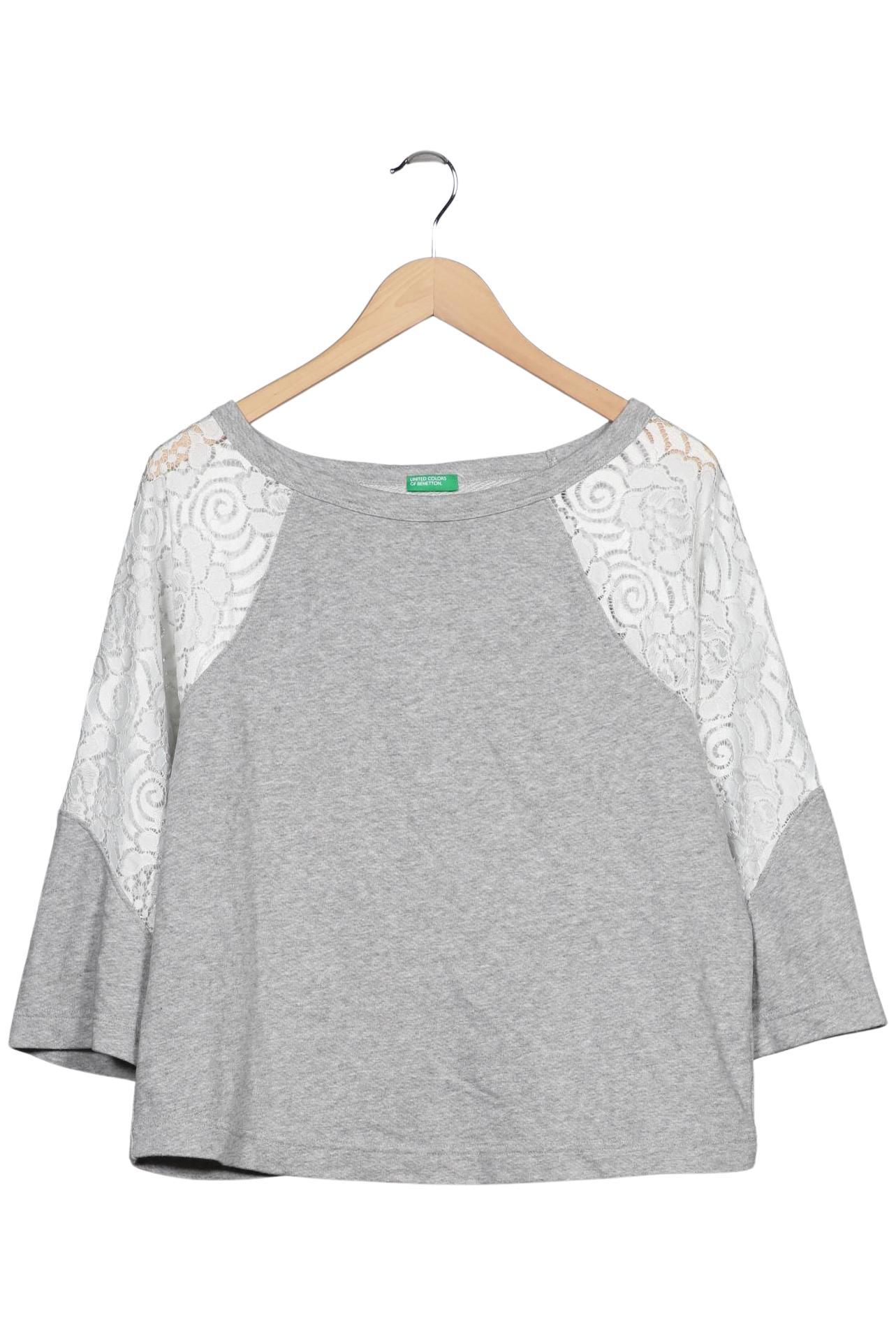 

United Colors OF Benetton Damen Langarmshirt, grau, Gr. 42