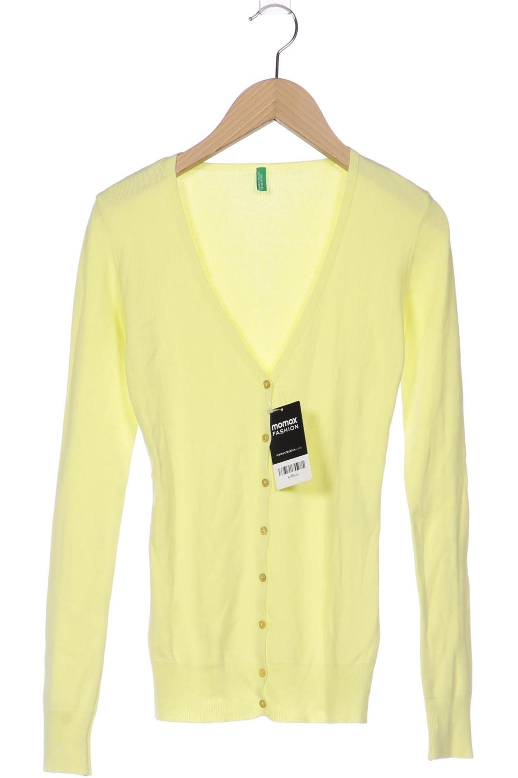 

United Colors OF Benetton Damen Strickjacke, gelb, Gr. 34