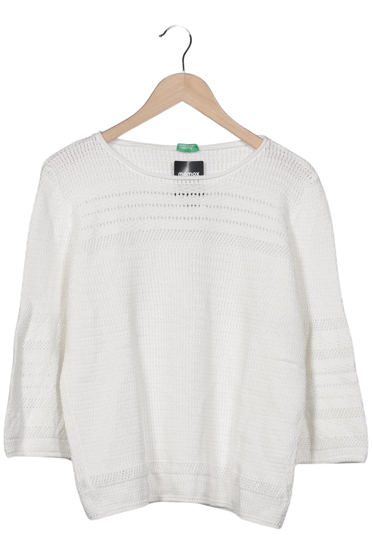 

United Colors OF Benetton Damen Pullover, weiß, Gr. 44