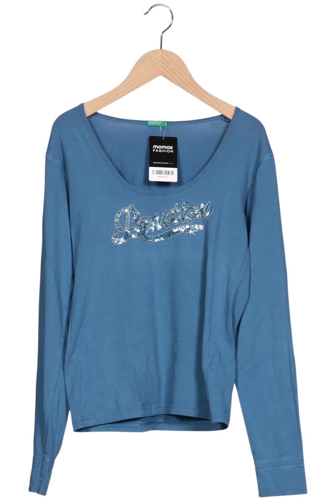 

United Colors OF Benetton Damen Langarmshirt, hellblau, Gr. 36