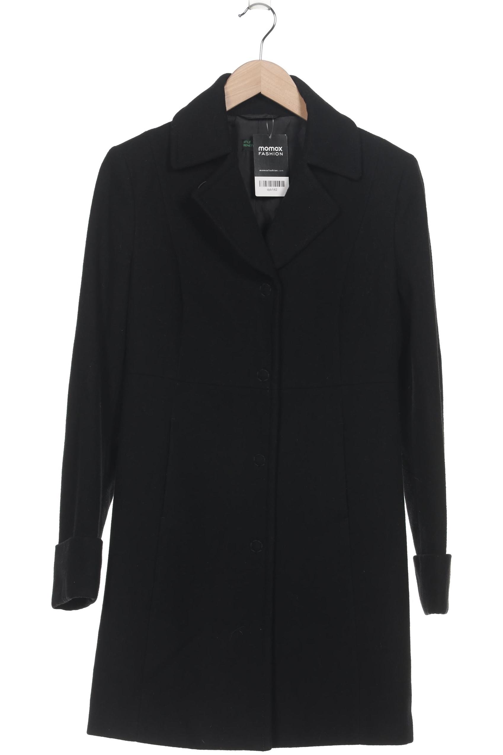 

United Colors OF Benetton Damen Mantel, schwarz, Gr. 42