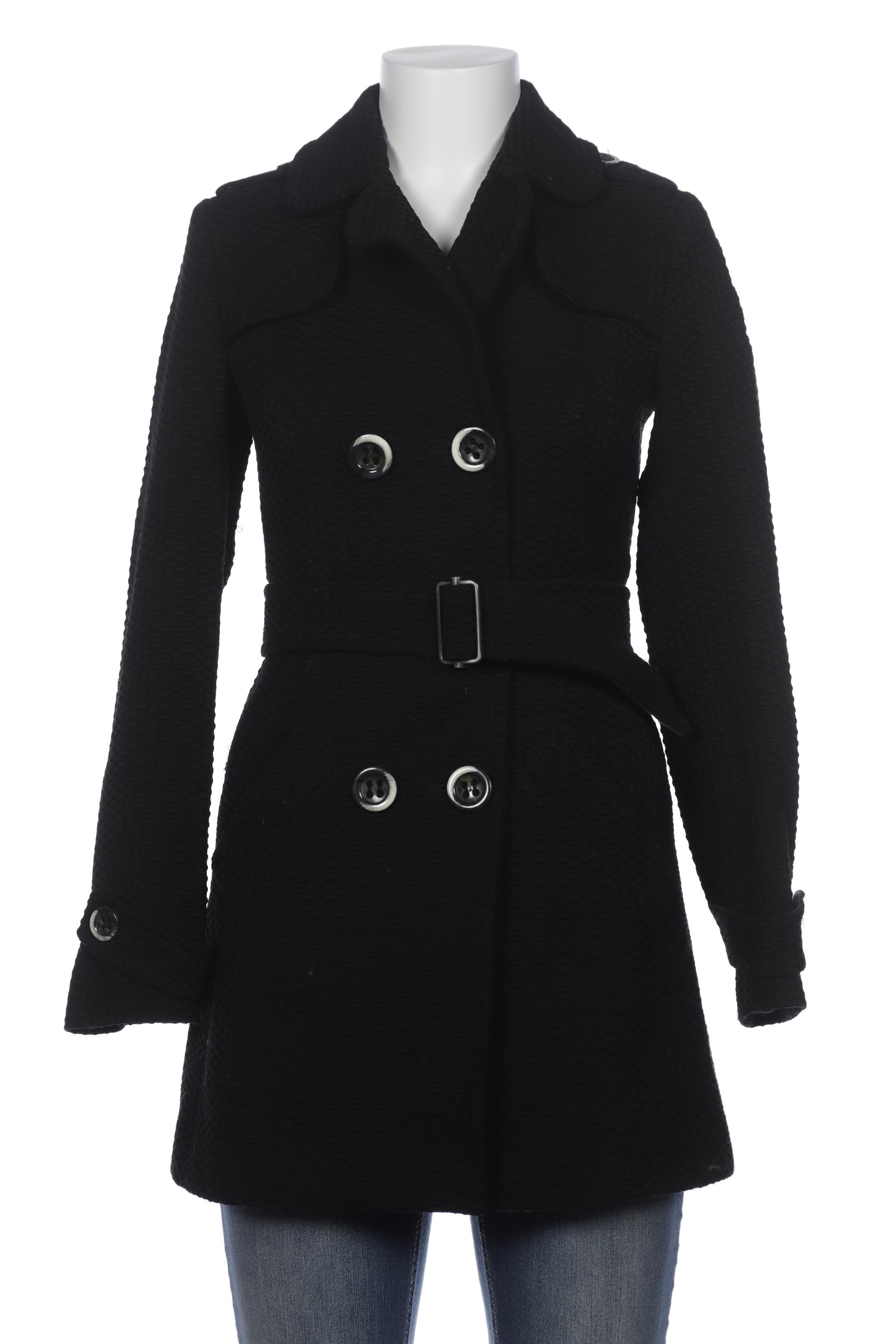 

United Colors OF Benetton Damen Mantel, schwarz, Gr. 38