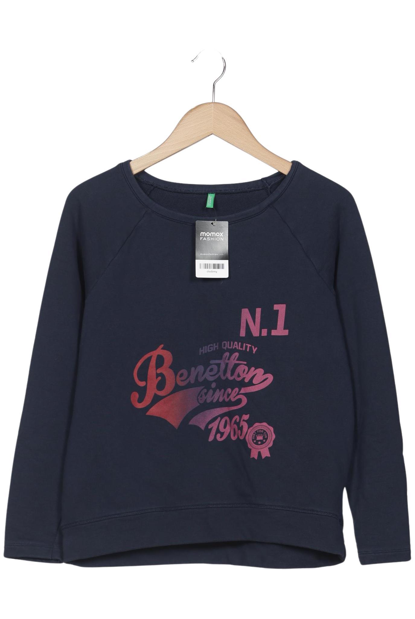 

United Colors OF Benetton Damen Sweatshirt, marineblau, Gr. 38