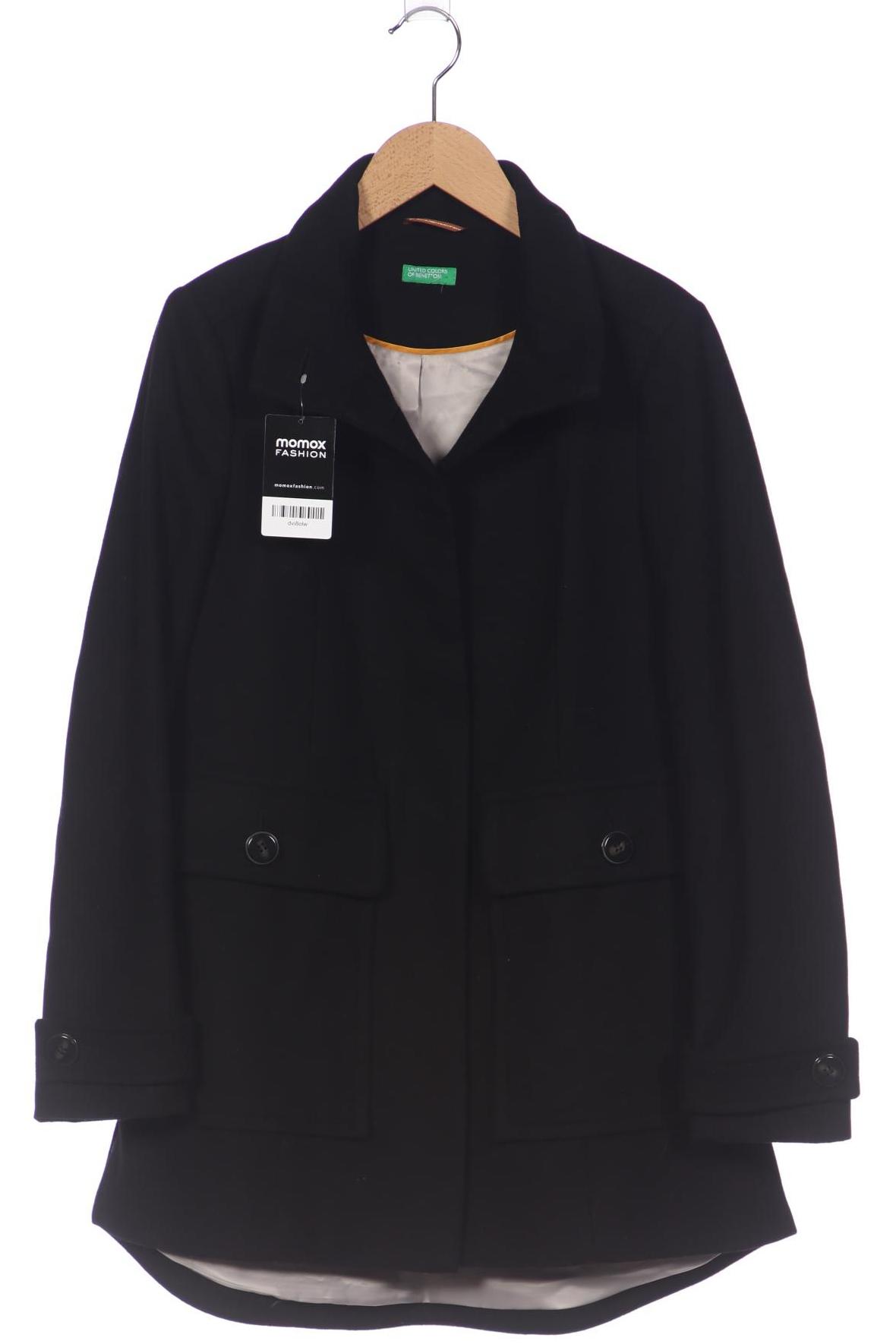 

United Colors OF Benetton Damen Mantel, schwarz, Gr. 38