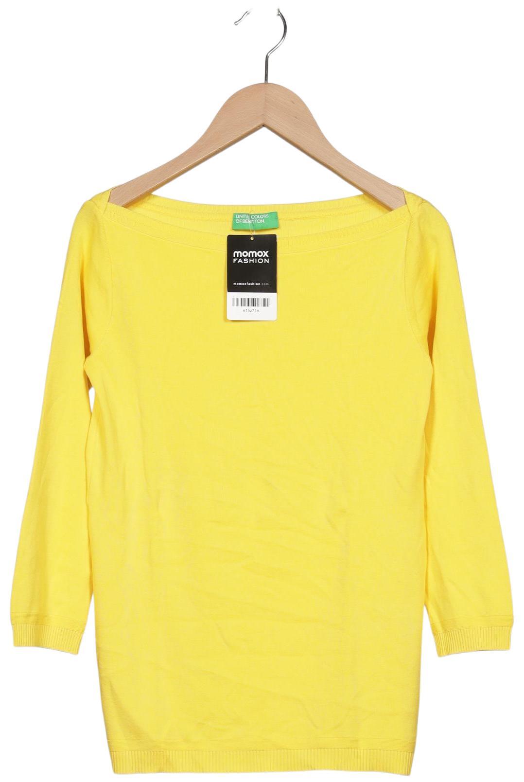 

United Colors OF Benetton Damen Pullover, gelb, Gr. 36