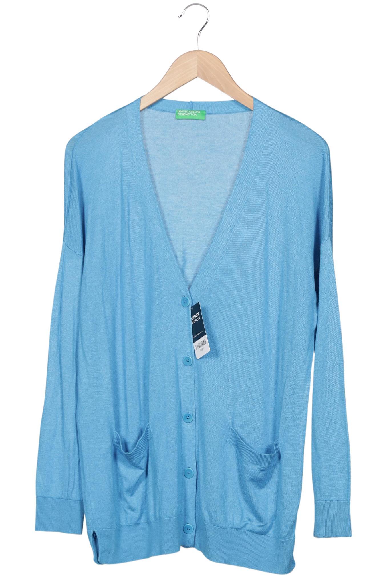 

United Colors OF Benetton Damen Strickjacke, blau, Gr. 48