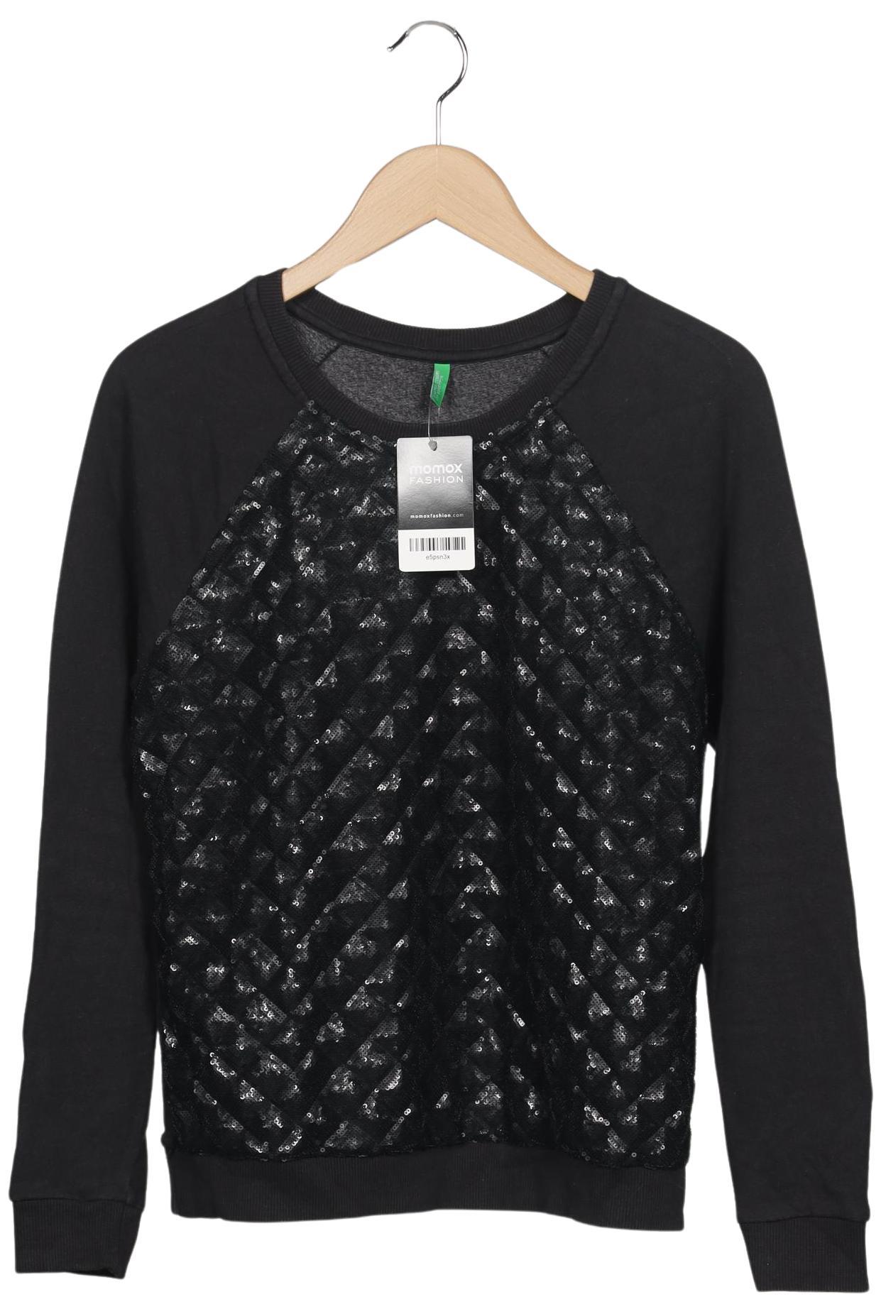 

United Colors OF Benetton Damen Sweatshirt, schwarz, Gr. 38