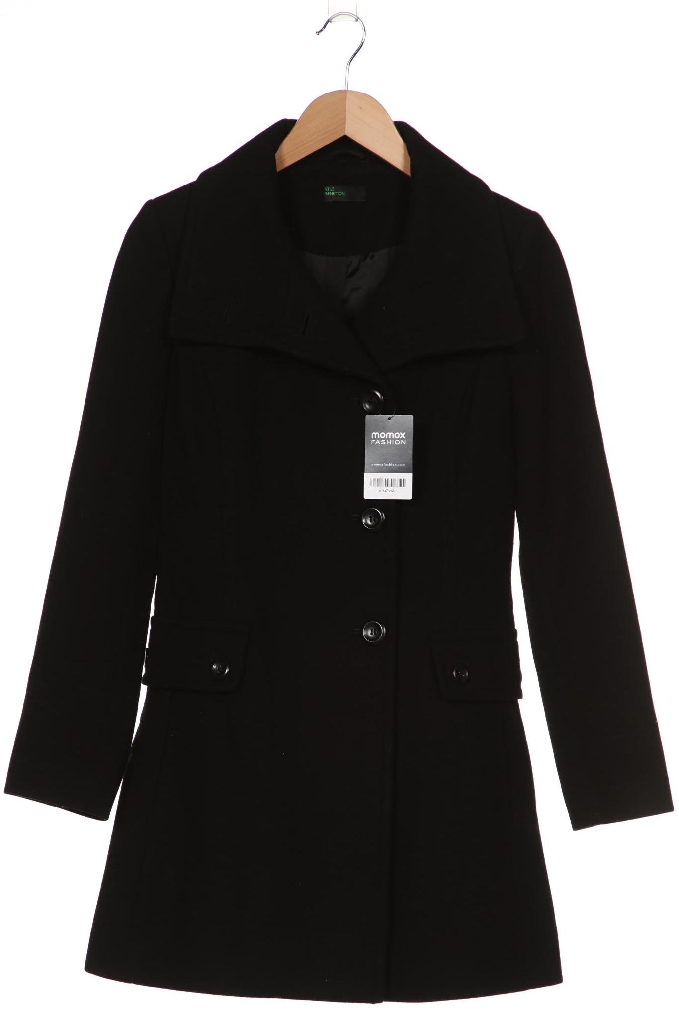 

United Colors OF Benetton Damen Mantel, schwarz, Gr. 34