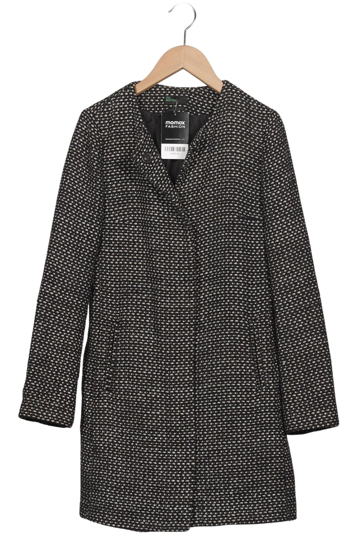 

United Colors OF Benetton Damen Mantel, schwarz, Gr. 32