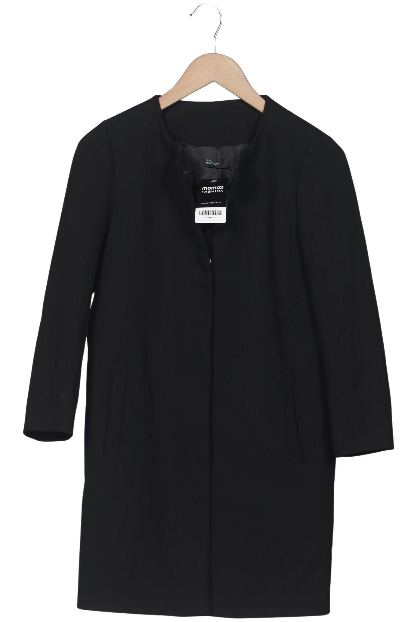 

United Colors OF Benetton Damen Mantel, schwarz, Gr. 32