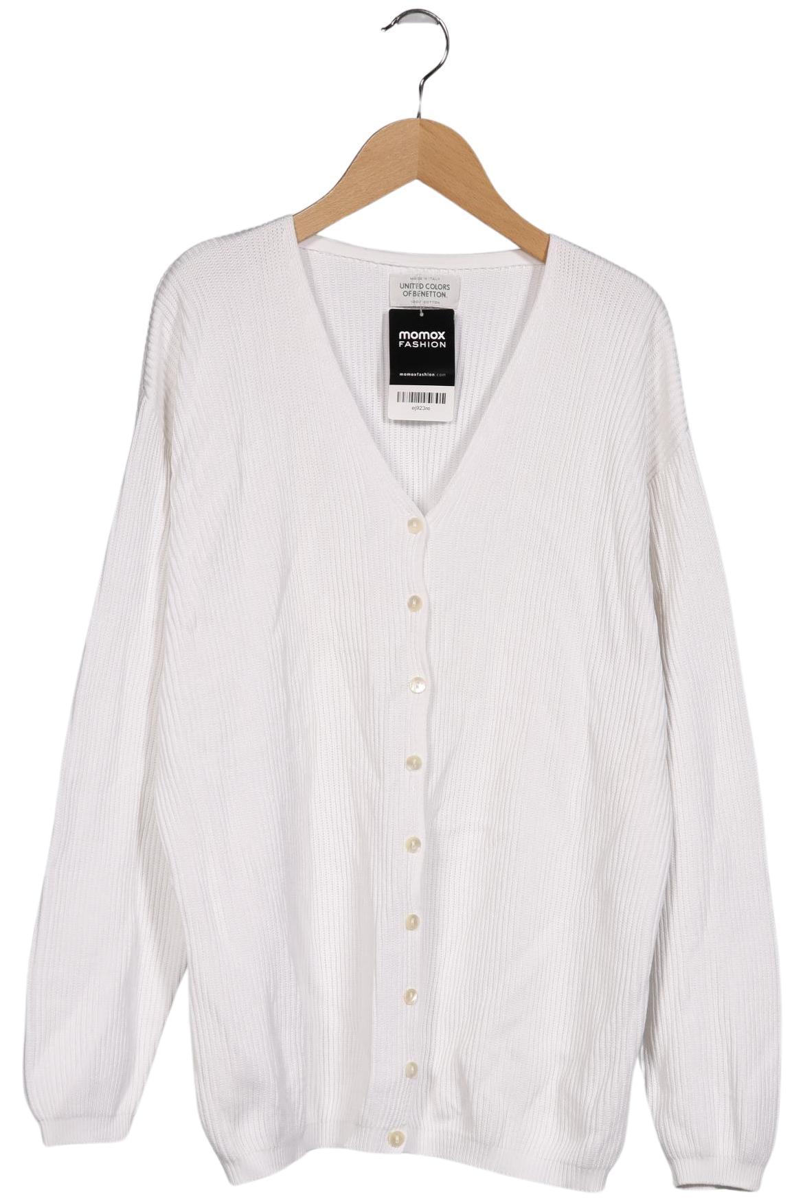 

United Colors OF Benetton Damen Strickjacke, weiß, Gr. 38