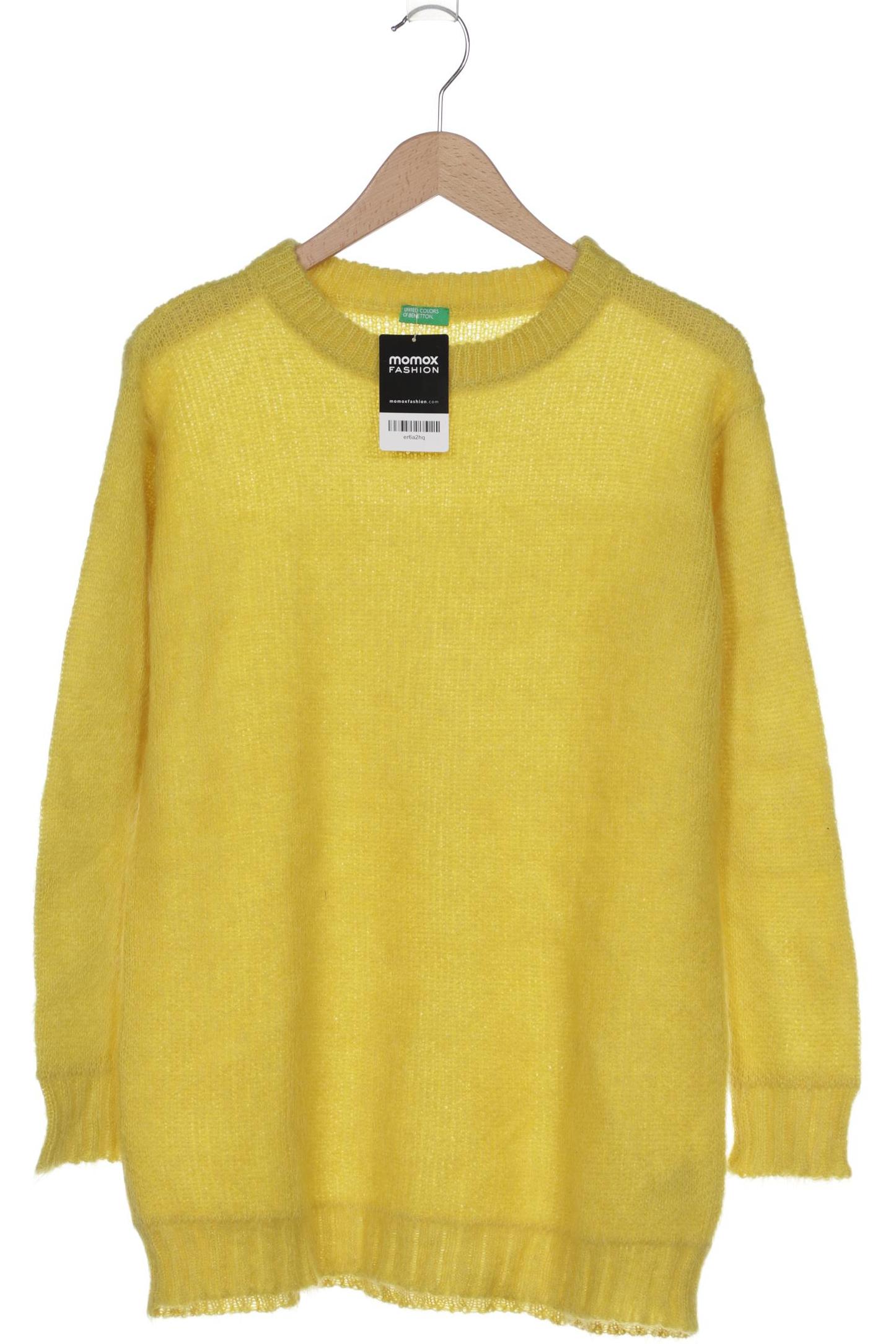 

United Colors OF Benetton Damen Pullover, gelb, Gr. 34