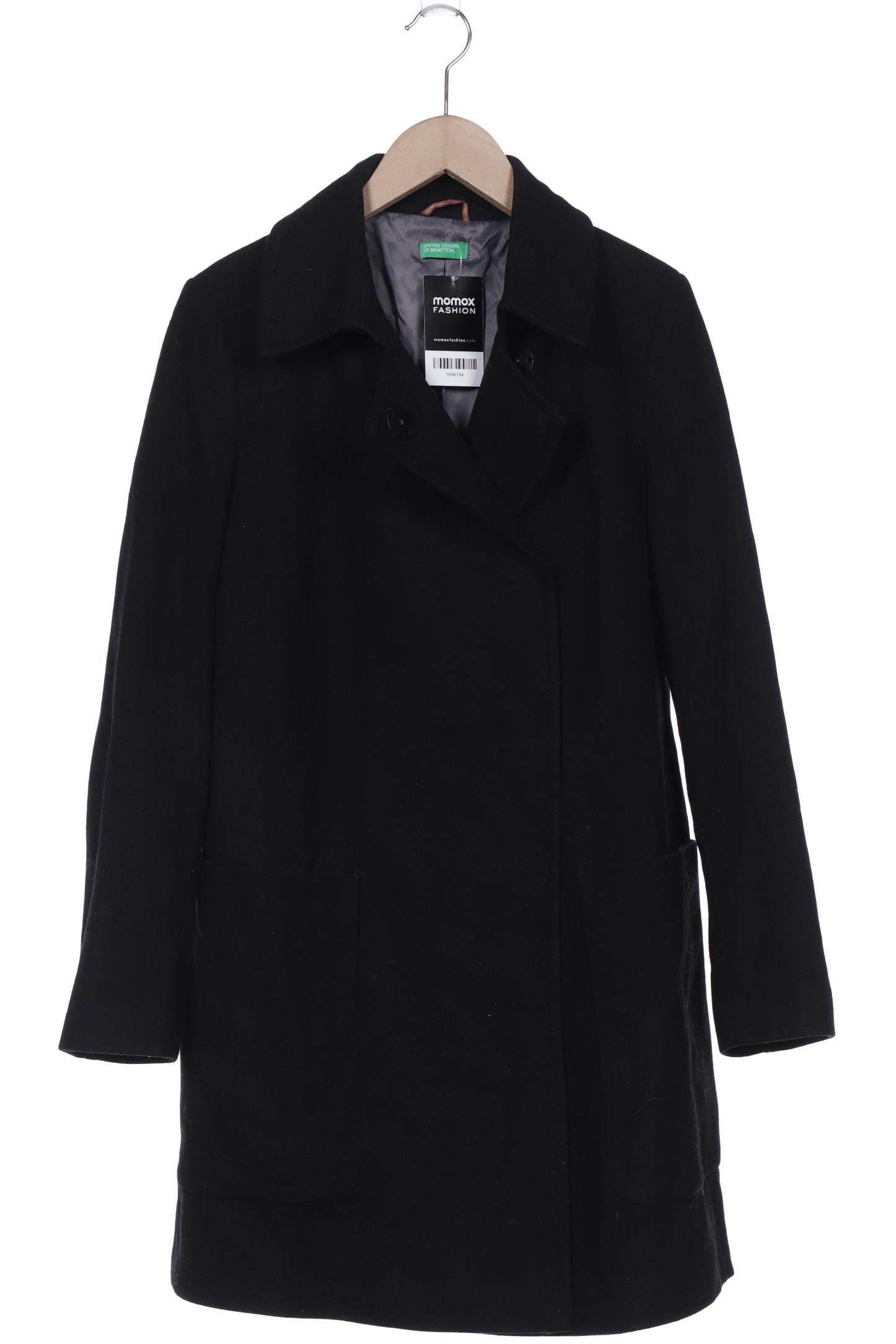 

United Colors OF Benetton Damen Mantel, schwarz, Gr. 36
